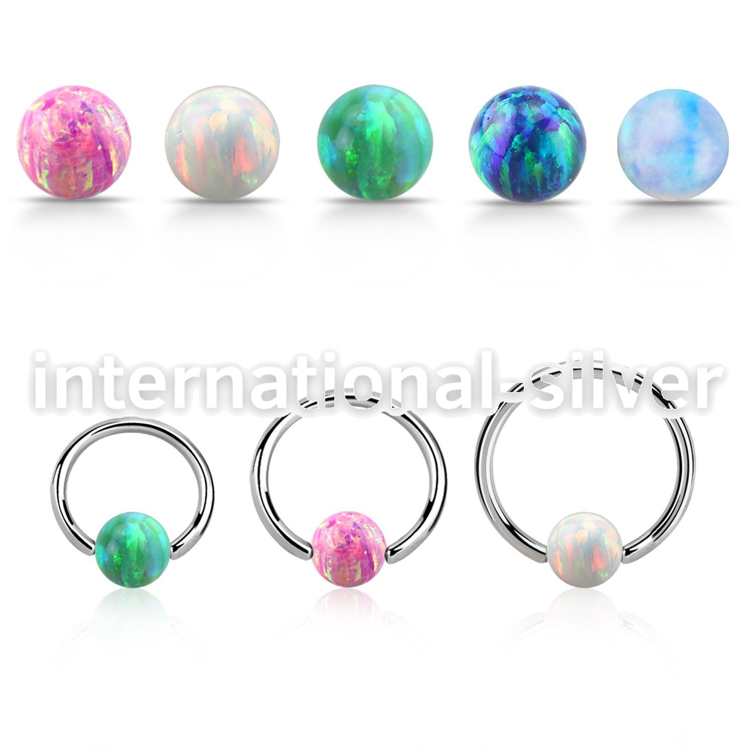 bcr18o5 hoops captive rings surgical steel 316l nose