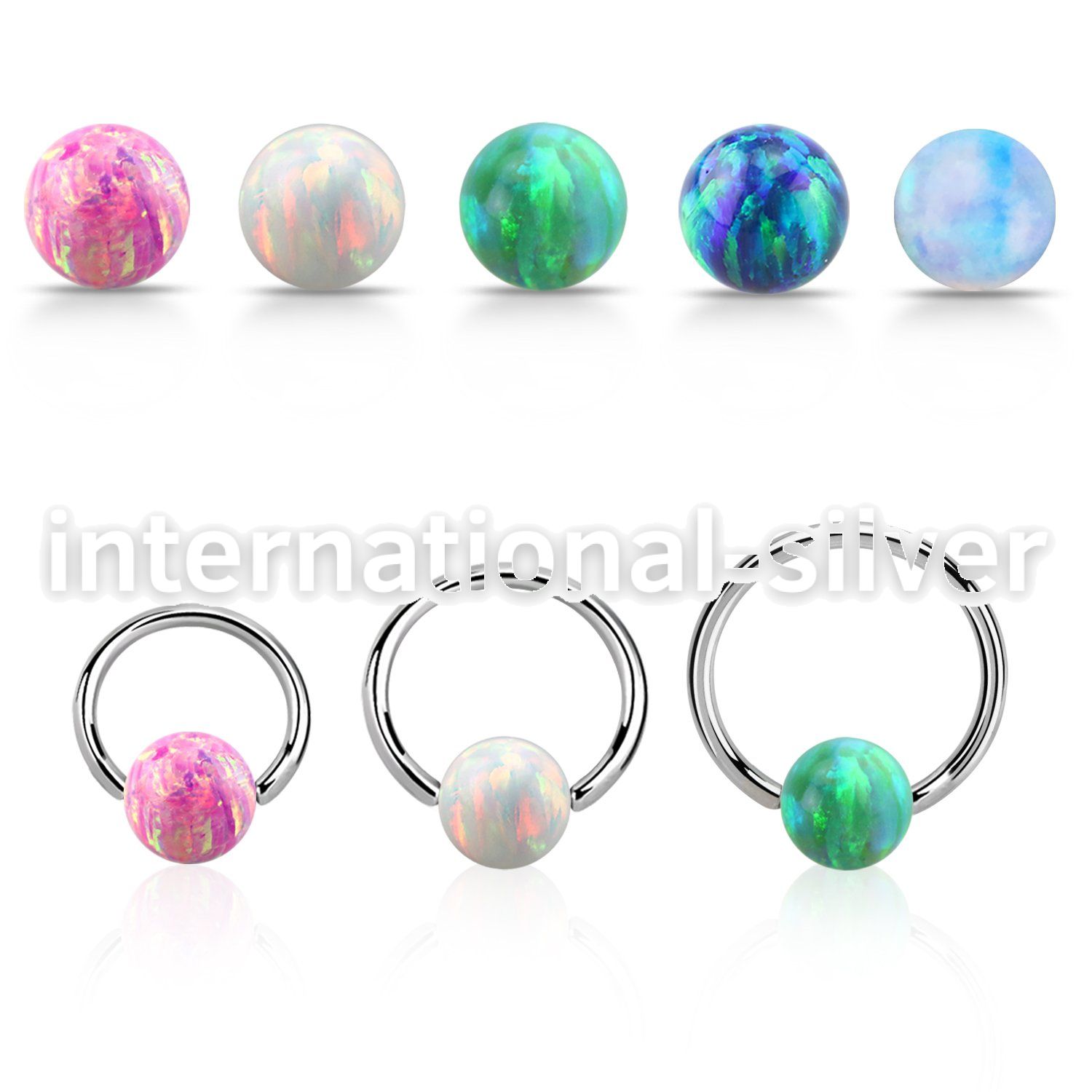 bcr18o6 hoops captive rings surgical steel 316l nose