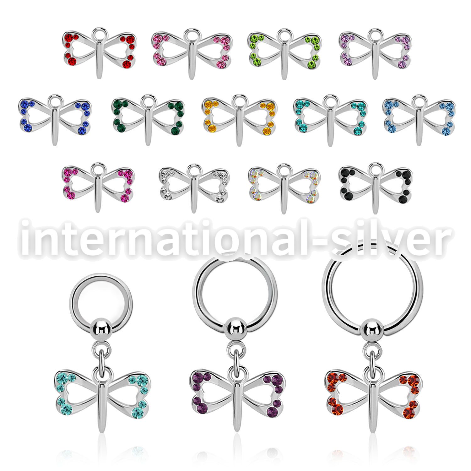 bcrg761 surgical steel ball closure rings ear lobe helix nipple piercing