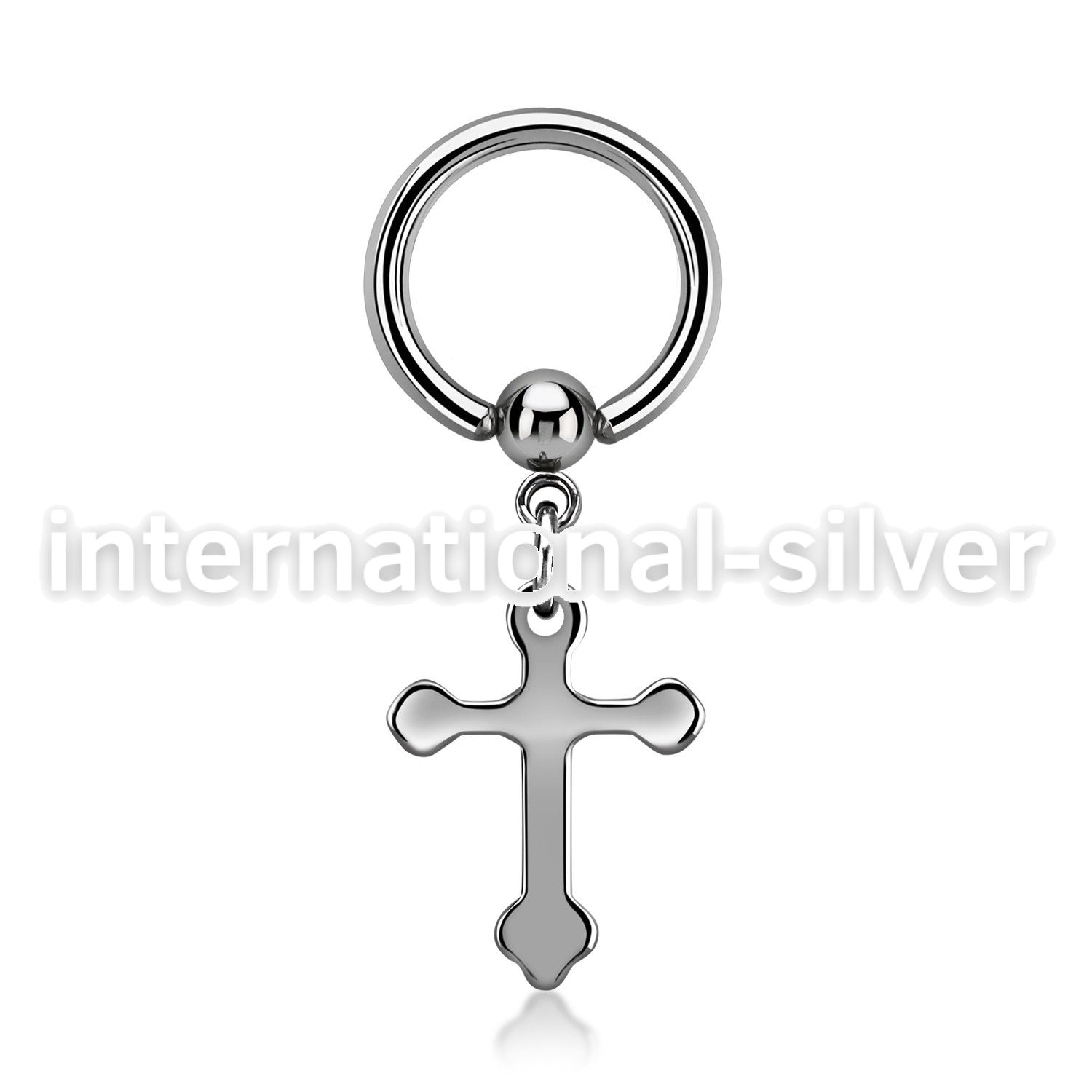 bcrgcro hoops captive rings surgical steel 316l ear lobe