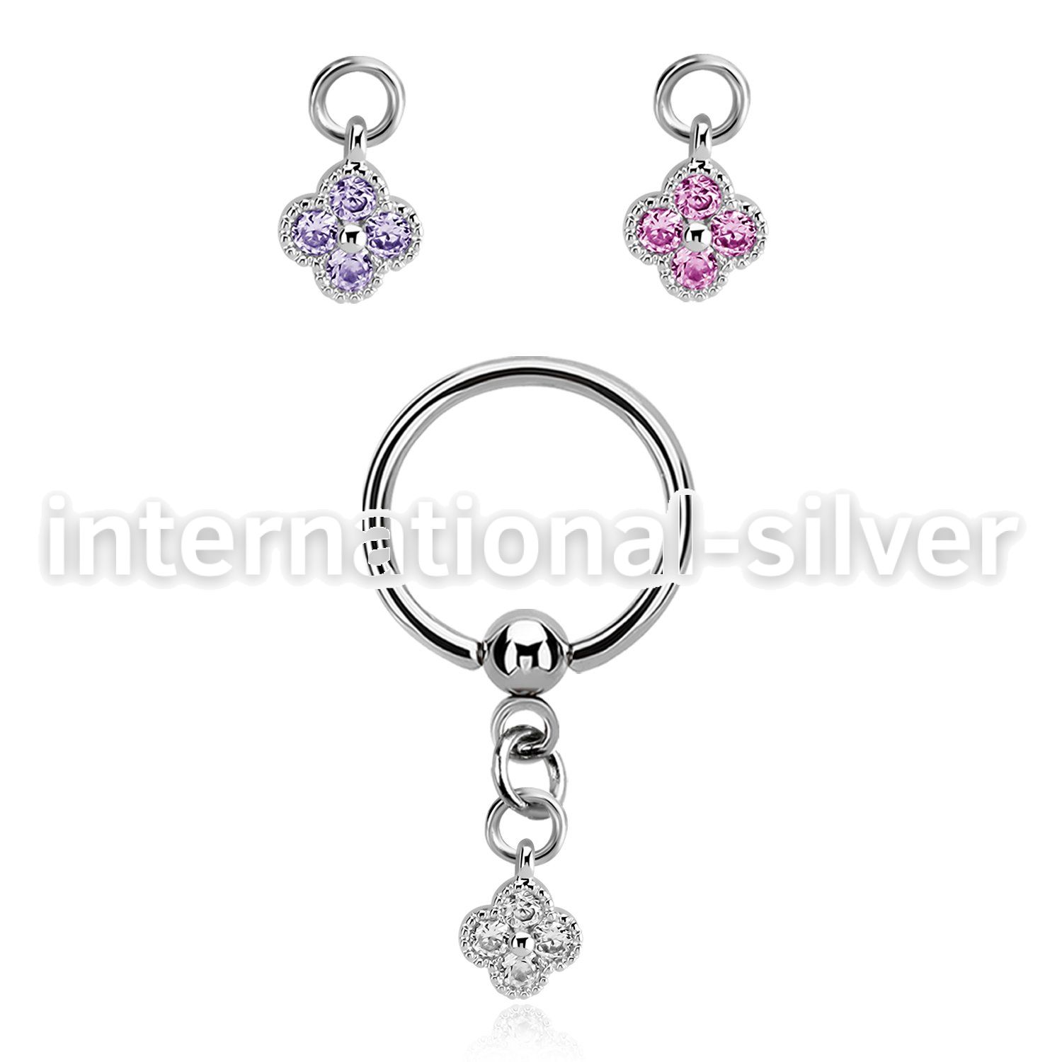 bcrsz411 hoops captive rings surgical steel 316l nose