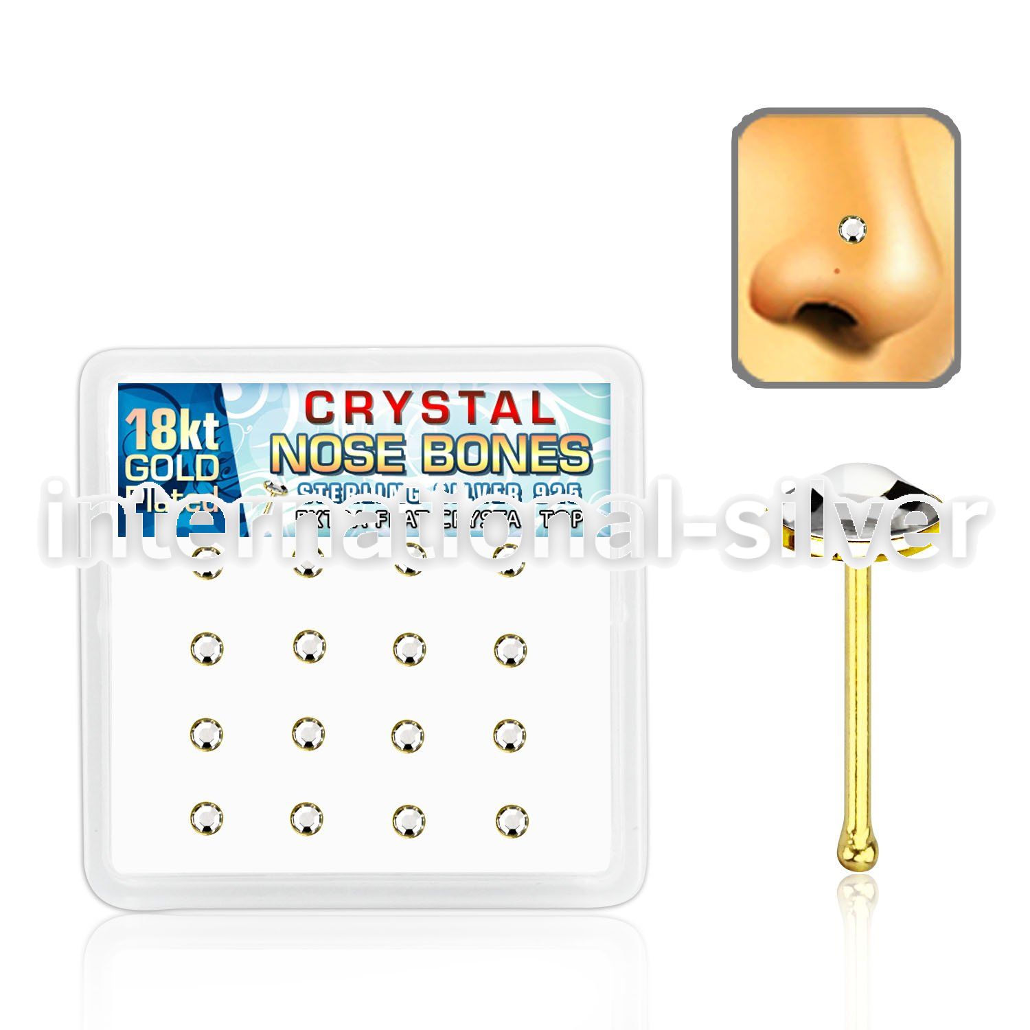 bfbrg16c nose bone silver 925 nose