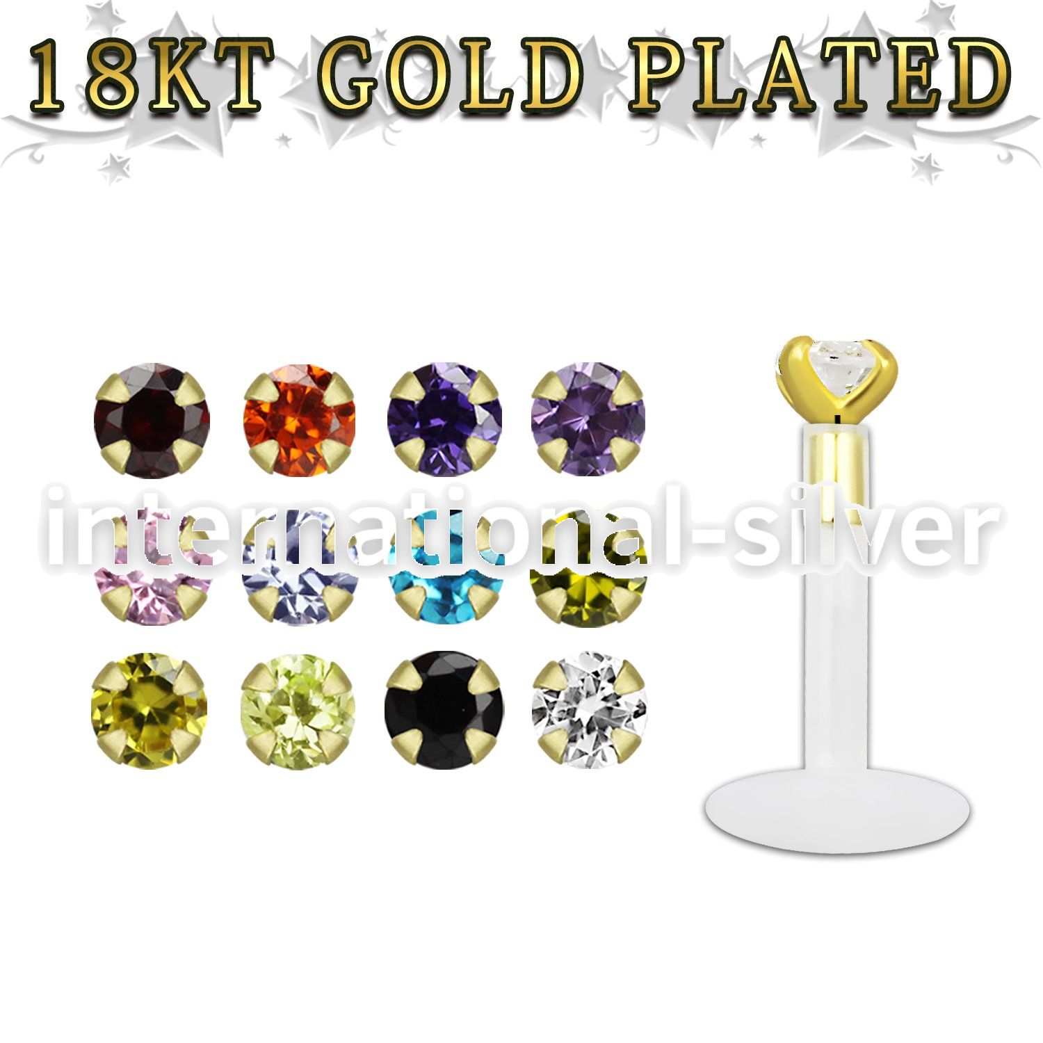 bilz25rg labrets lip rings bioflex ptfe labrets chin