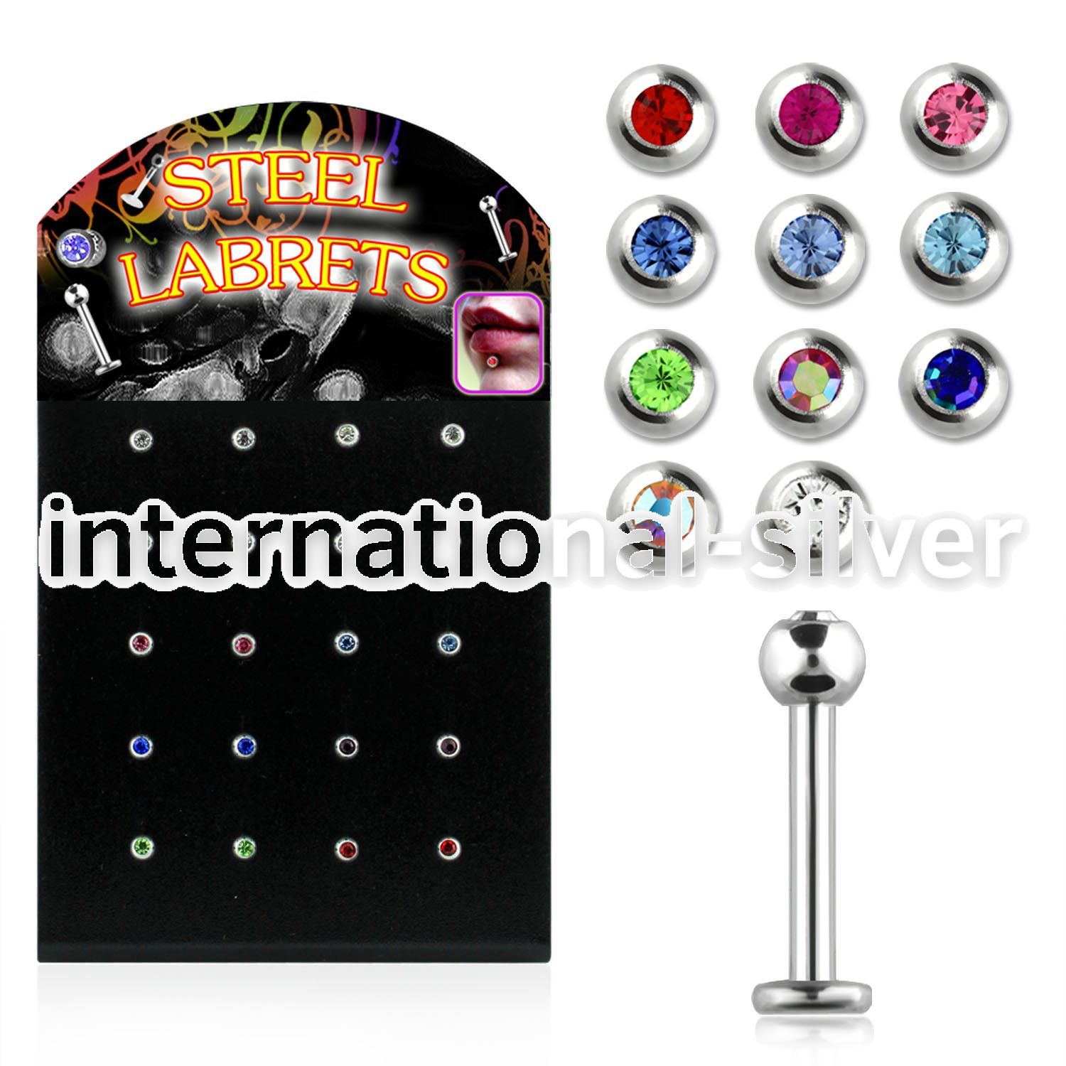 blbc3s labrets lip rings surgical steel 316l belly button