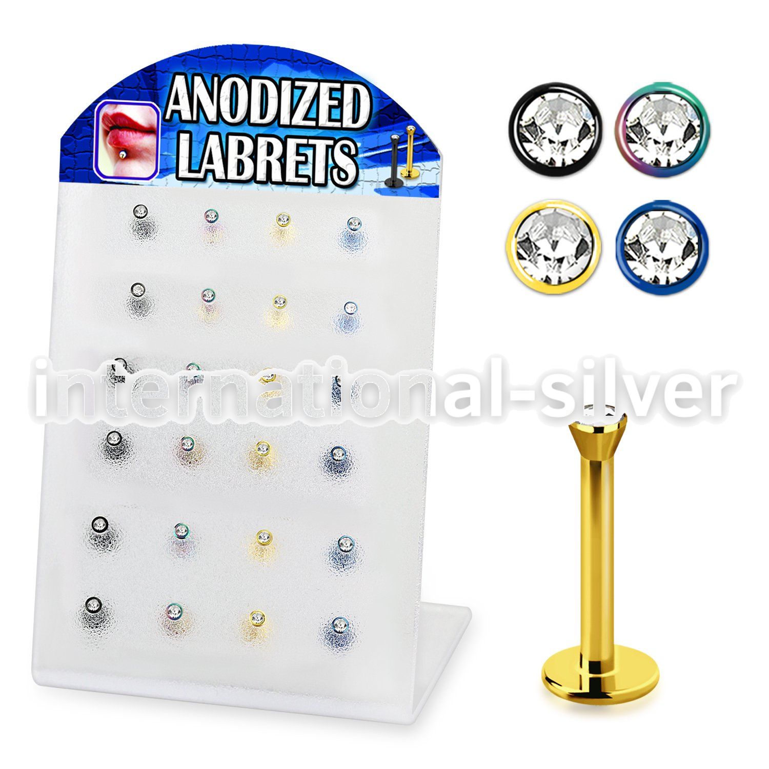 blbtc labrets lip rings anodized surgical steel 316l belly button