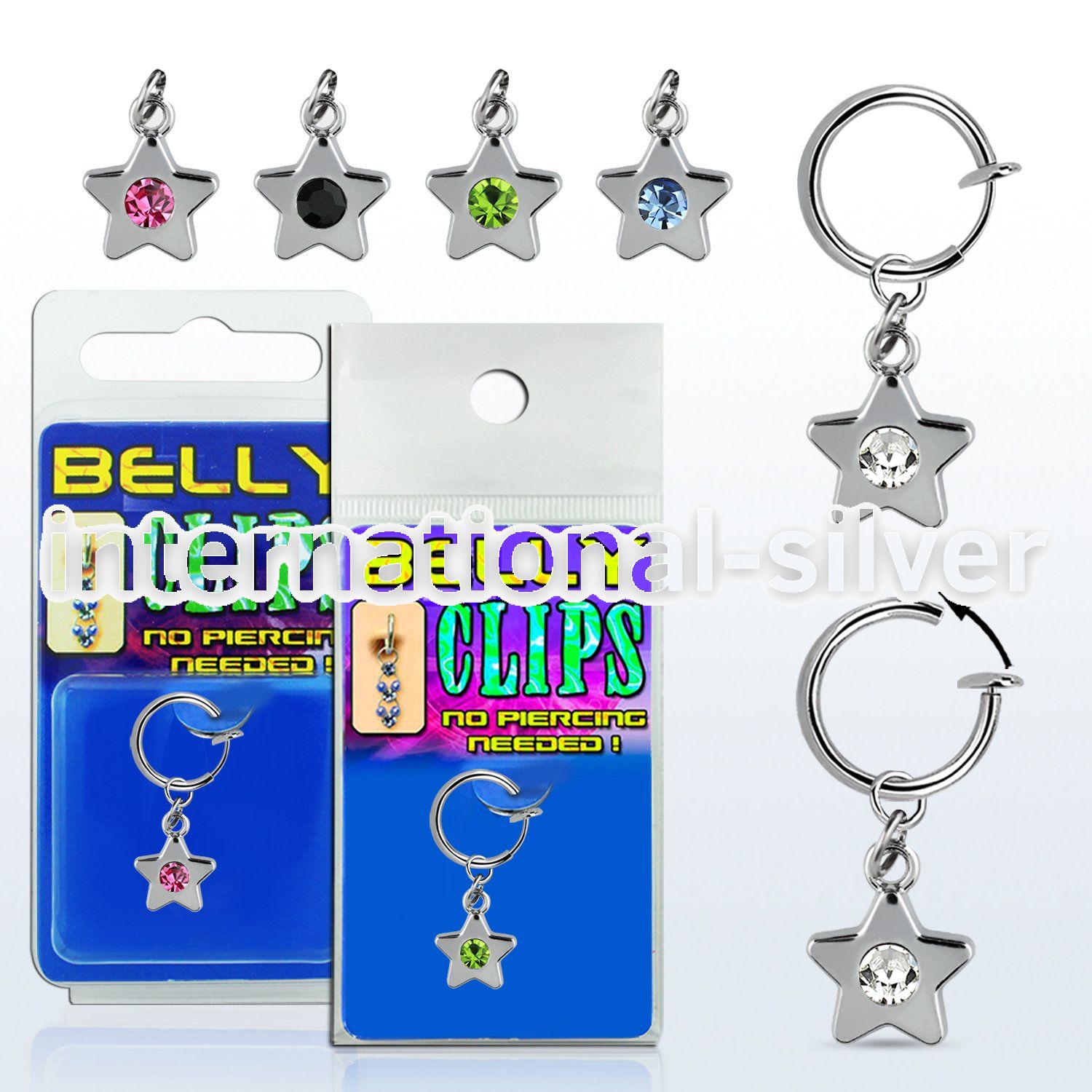 blcp398 fake illusion hoops others belly button