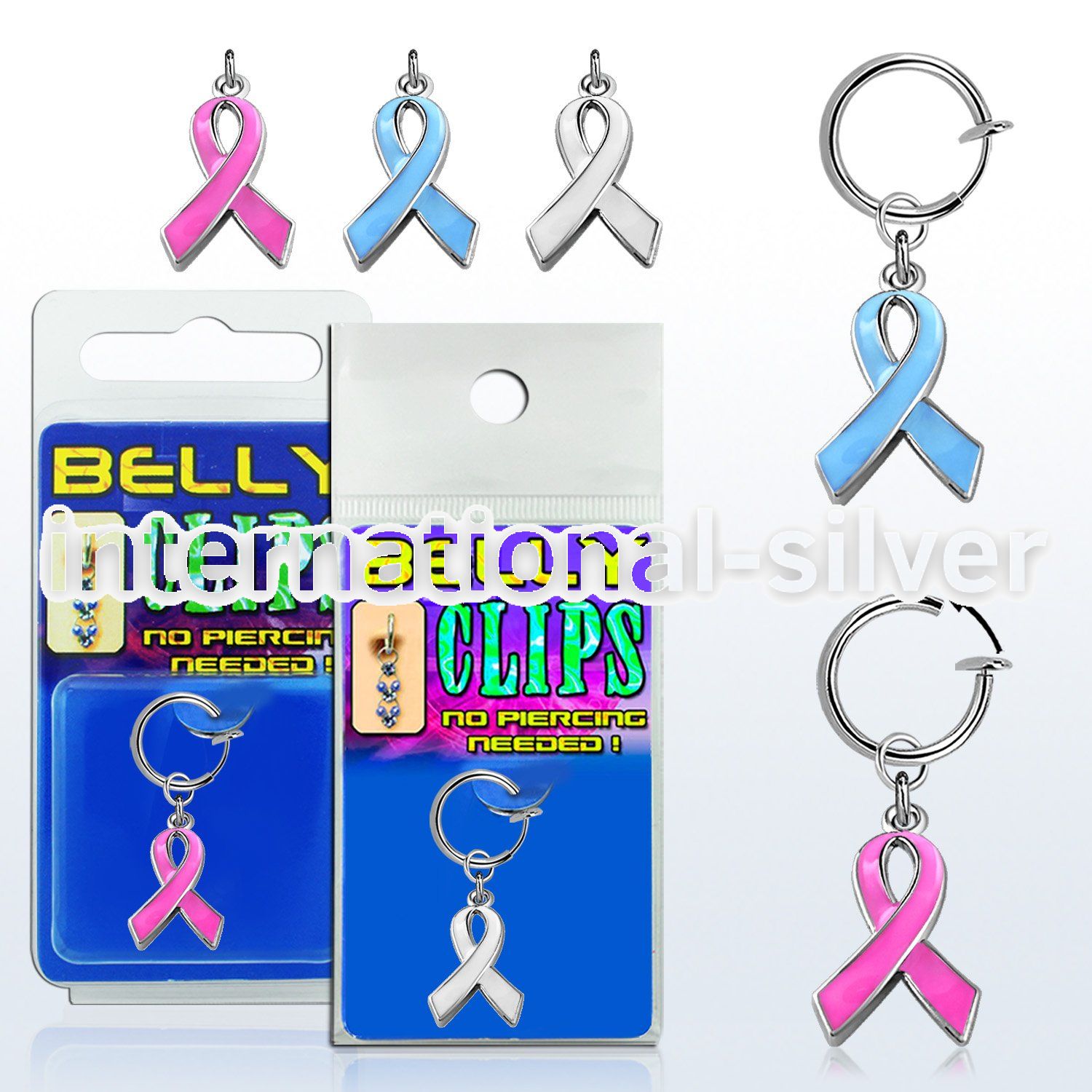 blcp501 fake illusion hoops others belly button