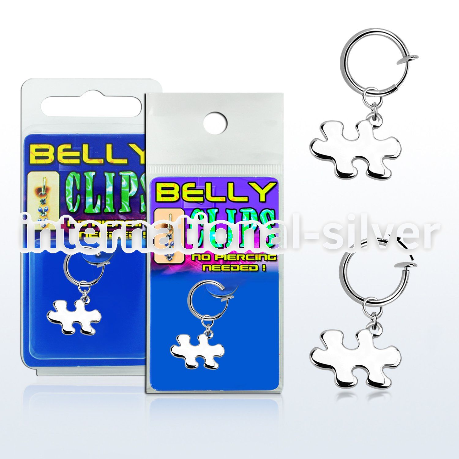 blcp615 fake illusion hoops others belly button