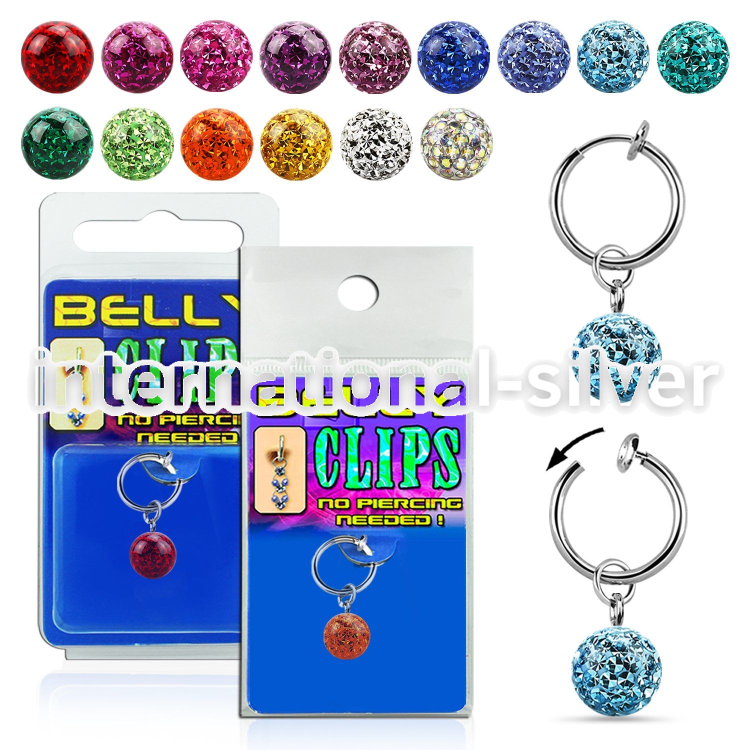 blcp626 fake illusion body jewelry others belly button