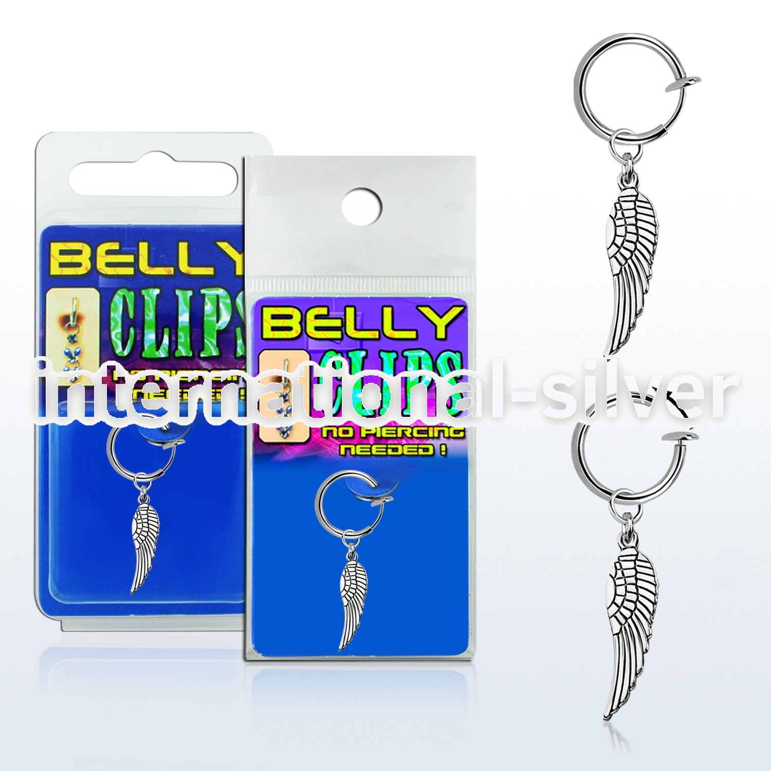 blcp653 fake illusion hoops others belly button