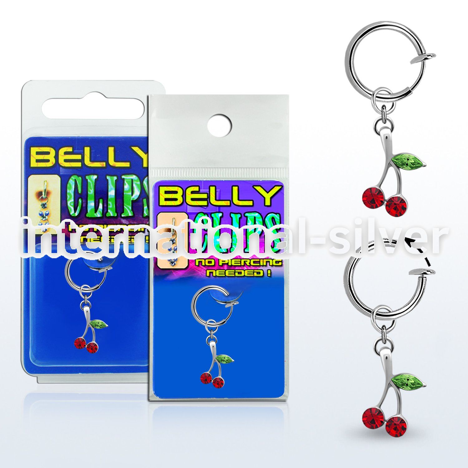 blcpch10 fake illusion hoops others belly button