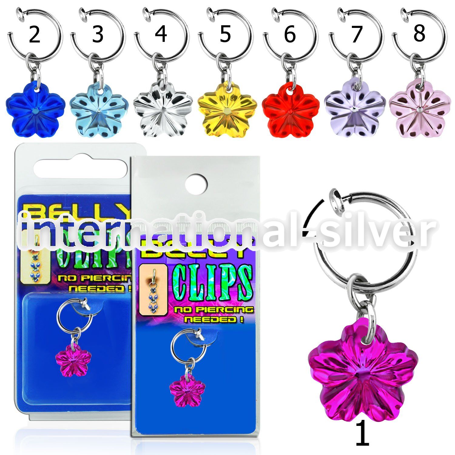 blcpt101 fake illusion hoops others belly button