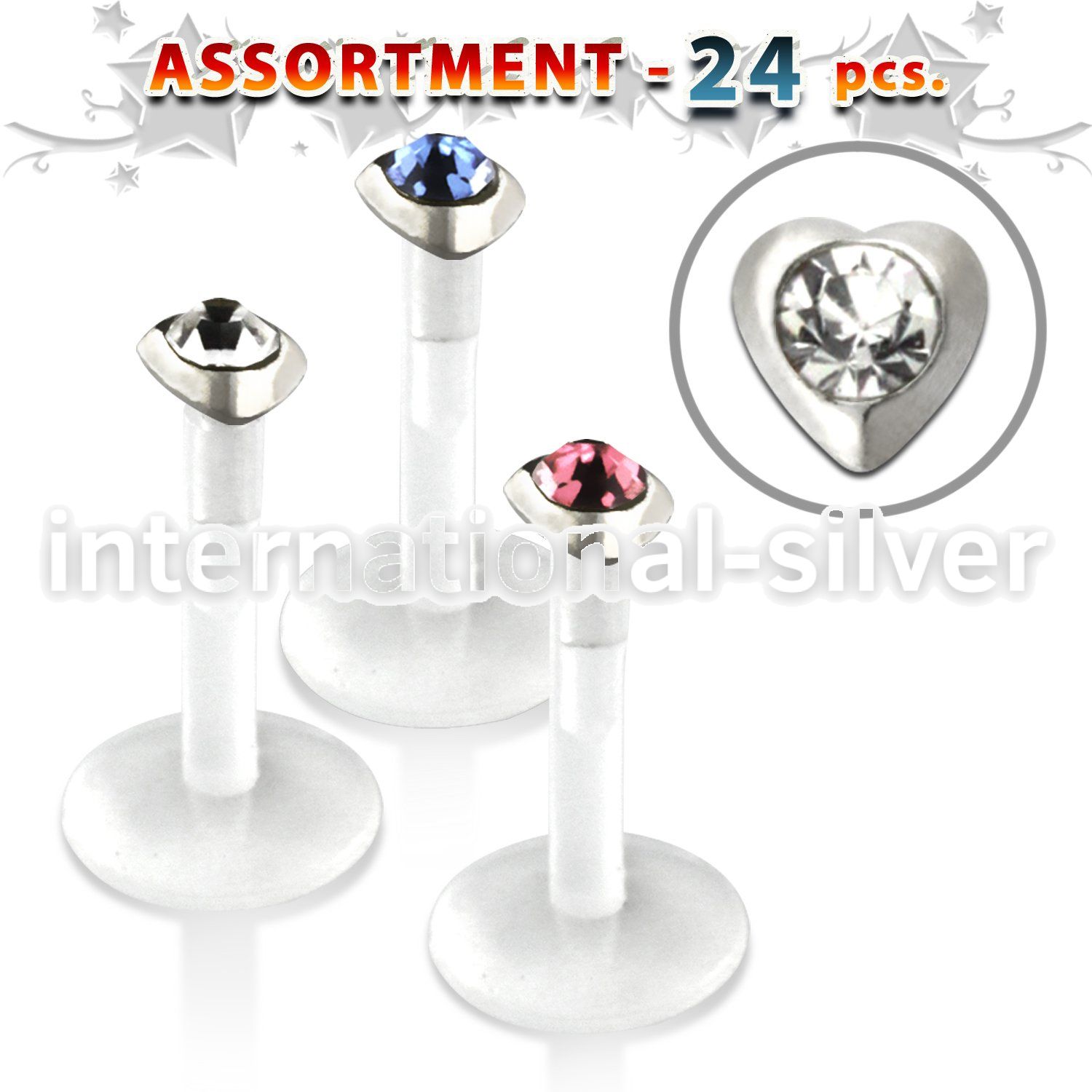 blk181 labrets lip rings bioflex ptfe belly button