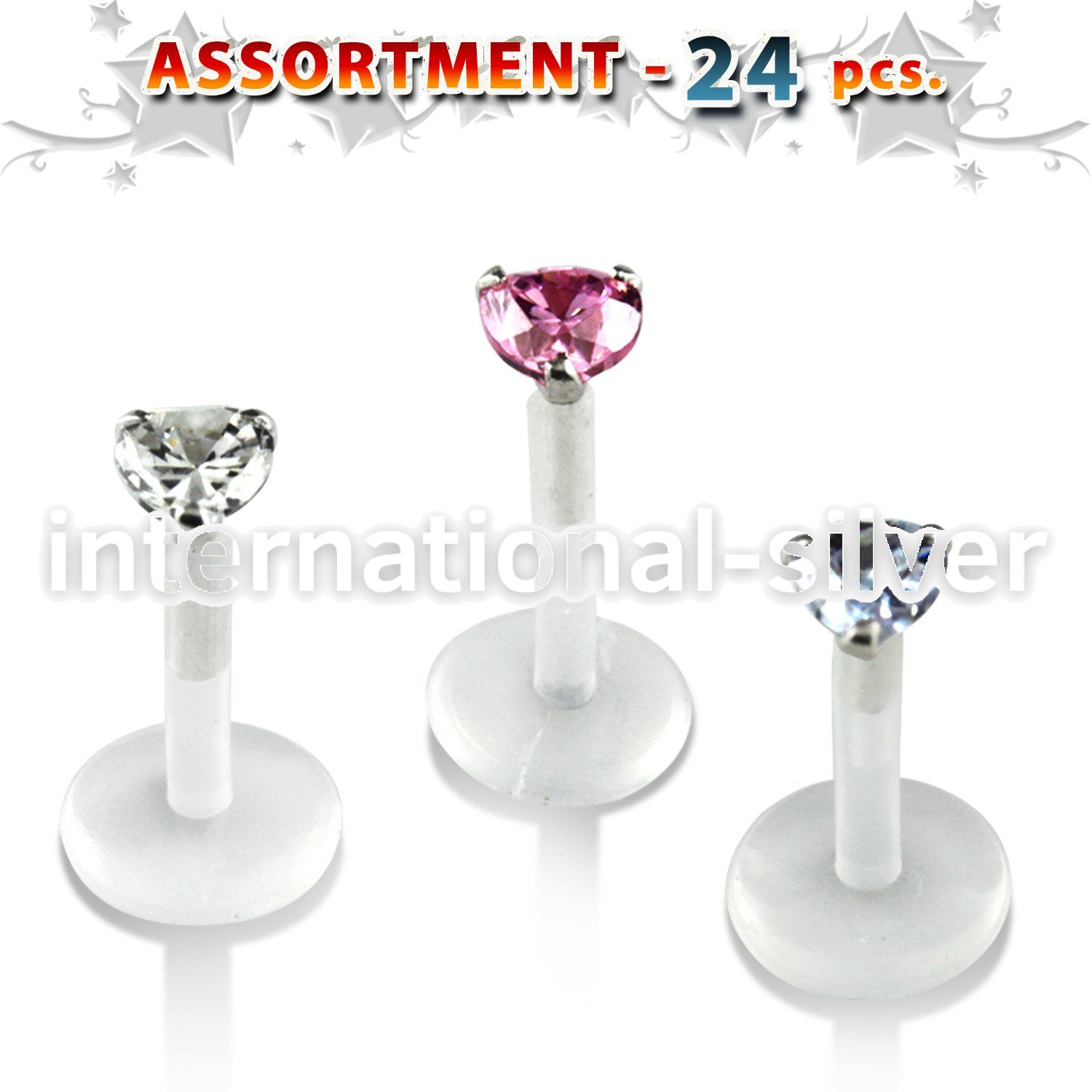 blk183 labrets lip rings bioflex ptfe belly button