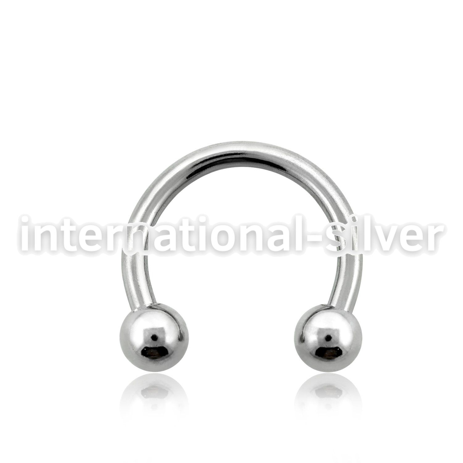 blk22a horseshoes surgical steel 316l belly button