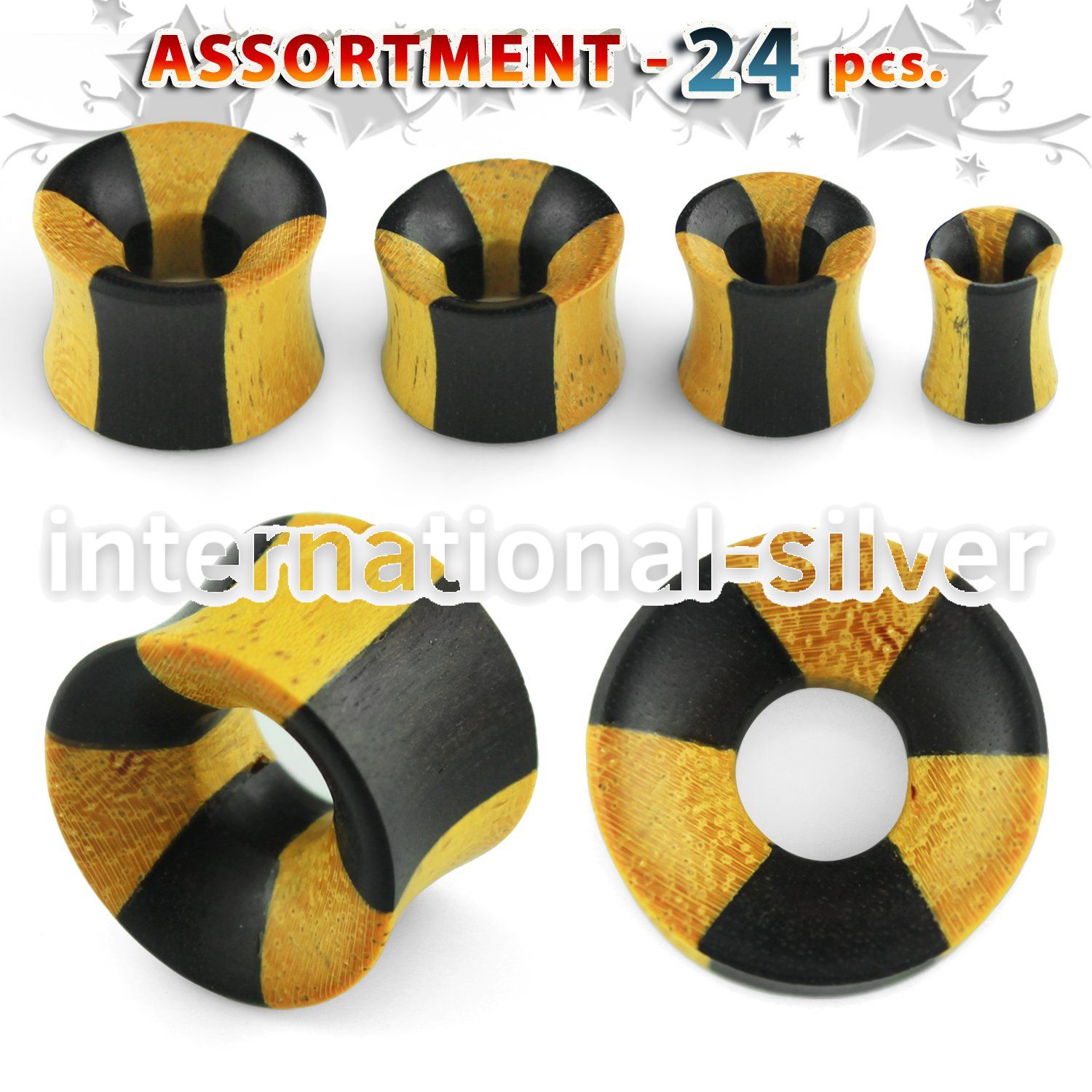 blk311 tunnels gauges organic body jewelry ear lobe