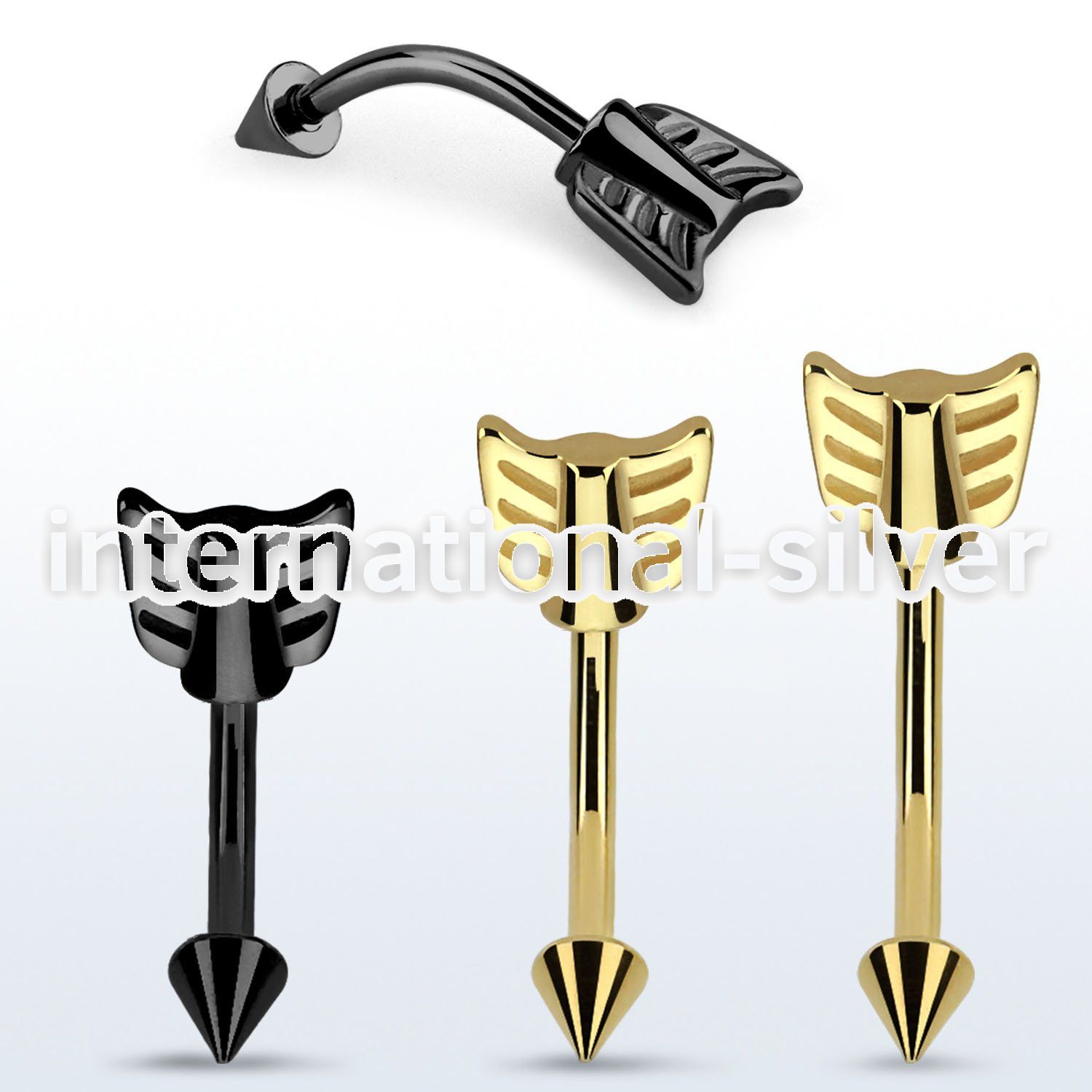 bn14taw belly rings anodized surgical steel 316l belly button