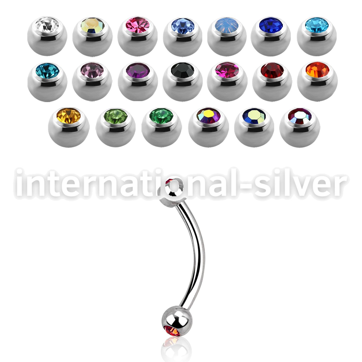 bne2c micro curved barbells surgical steel 316l eyebrow