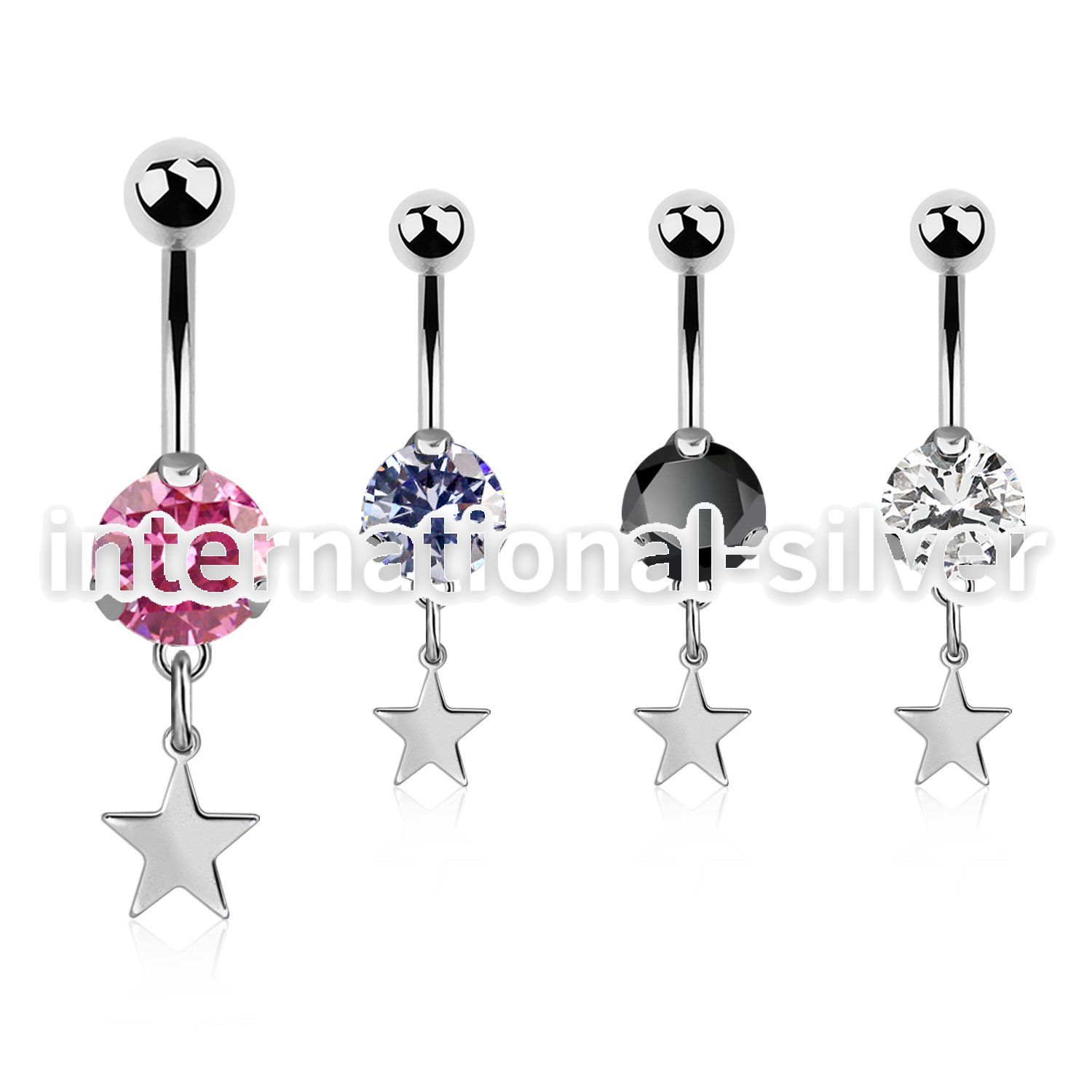 bnrz770 surgical steel belly bananas belly piercing