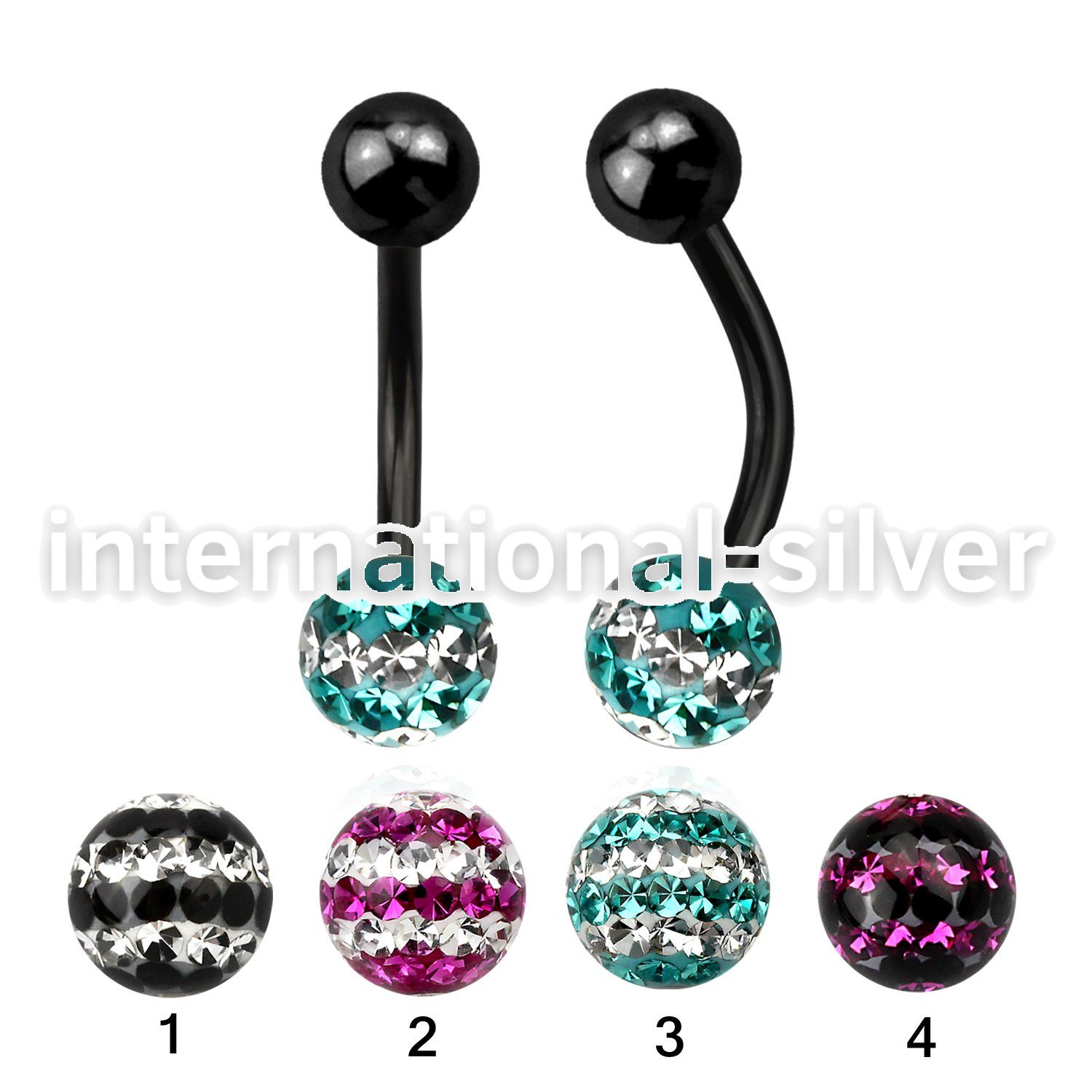 bntfr6d belly rings anodized surgical steel 316l belly button