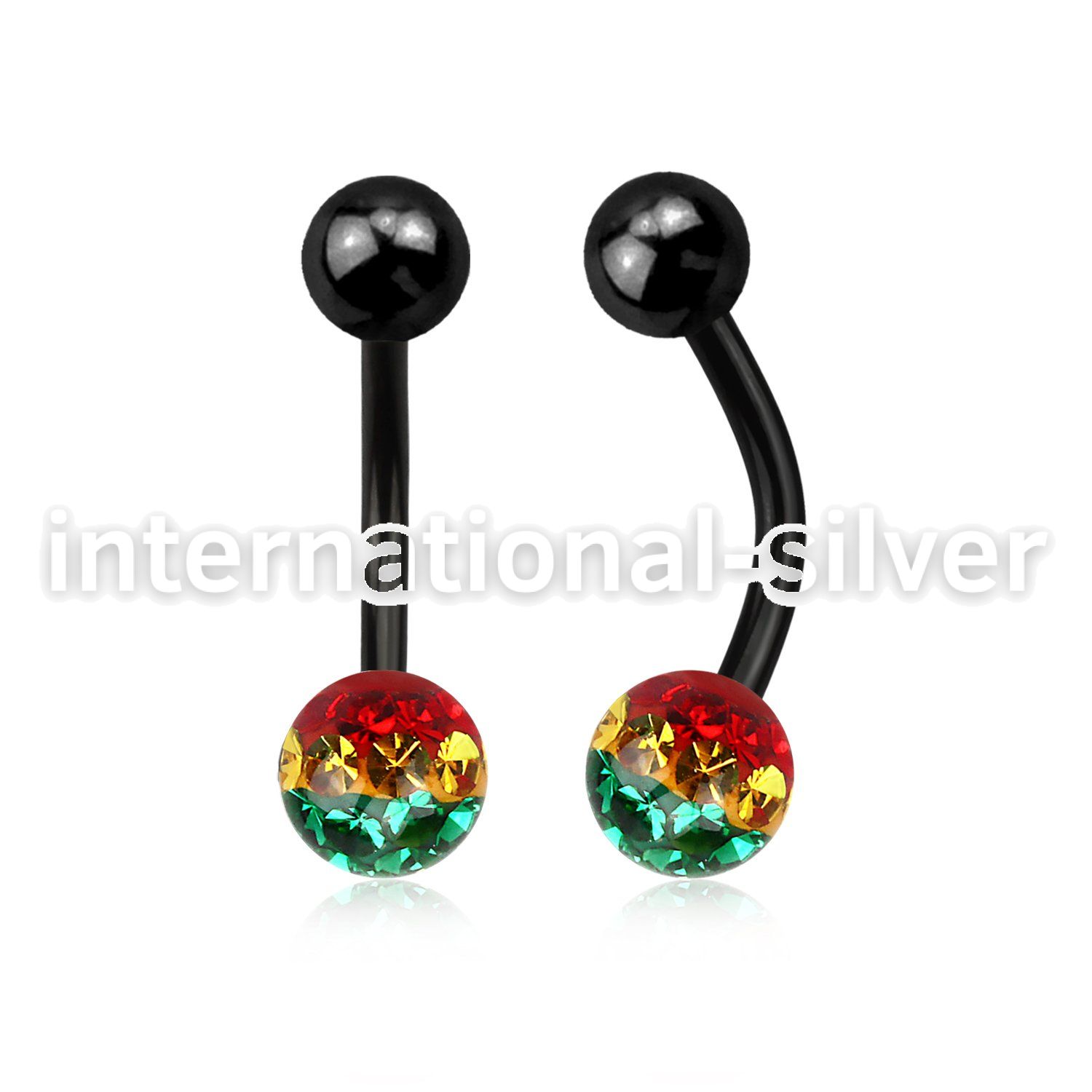 bntfr6r belly rings anodized surgical steel 316l belly button