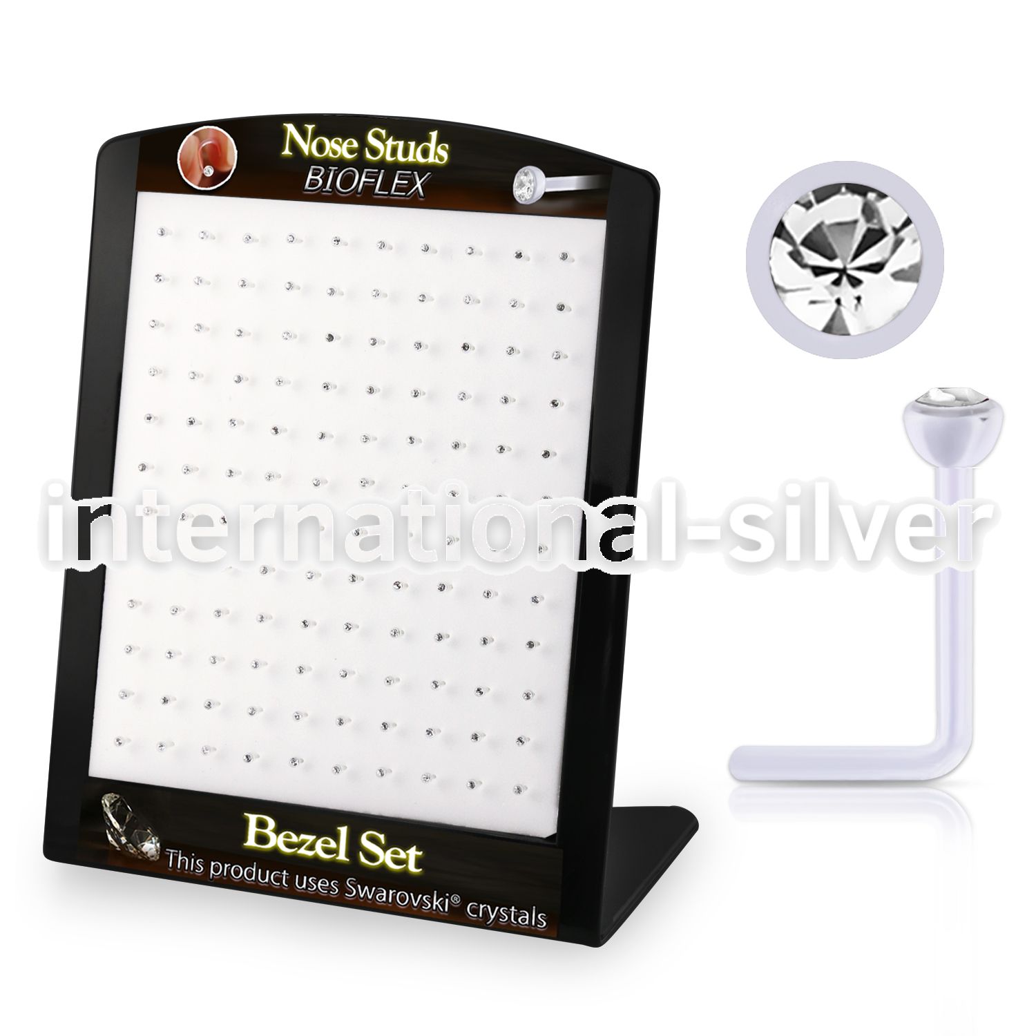 brac21 l shape nose studs bioflex ptfe nose