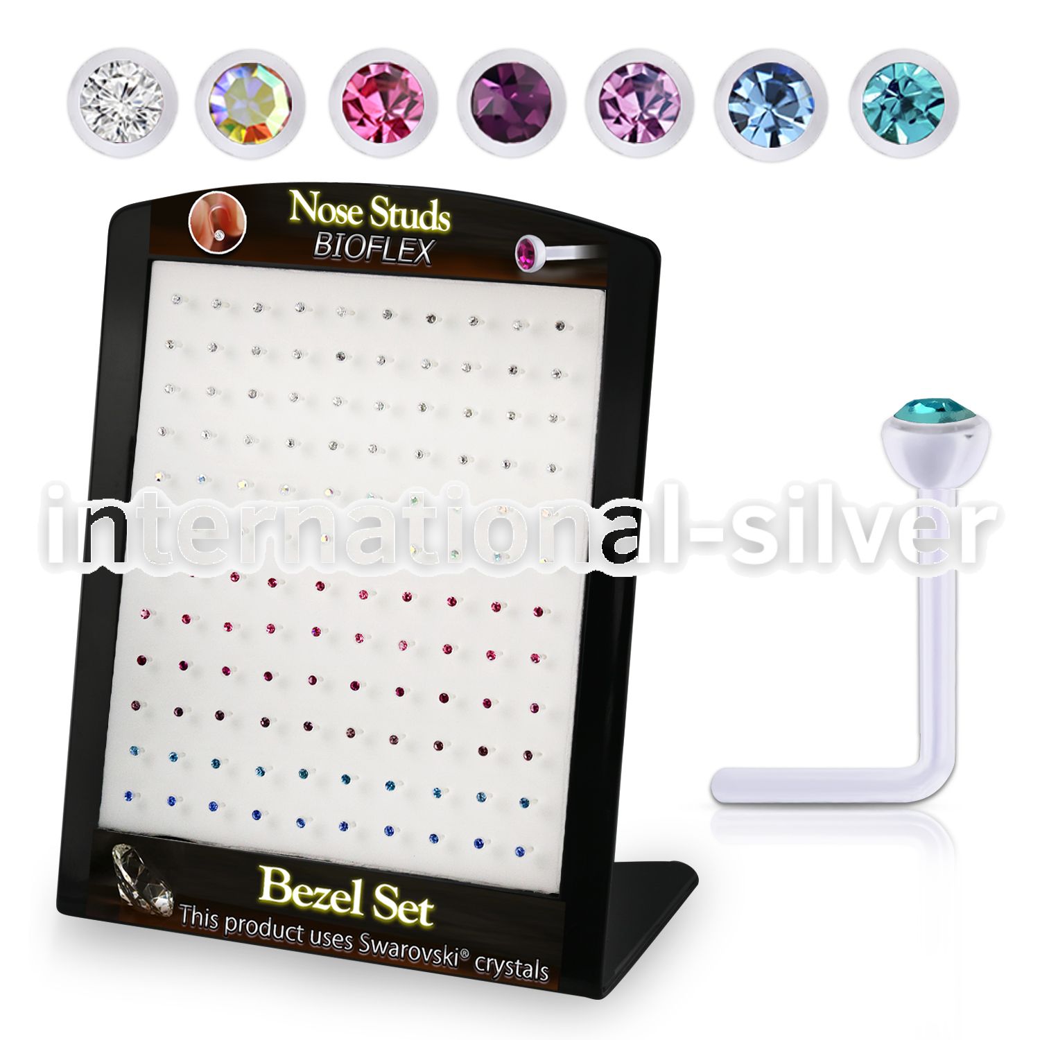 brac24 l shape nose studs bioflex ptfe nose