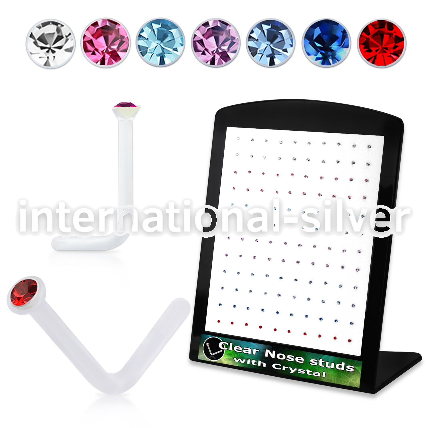 brac4sl acrylic nose screws and nose studs nose piercing