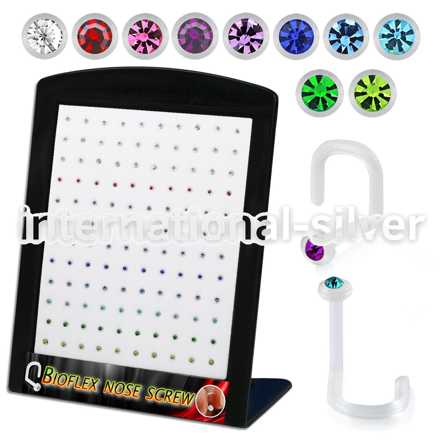 brbiswm l shape nose studs bioflex ptfe nose