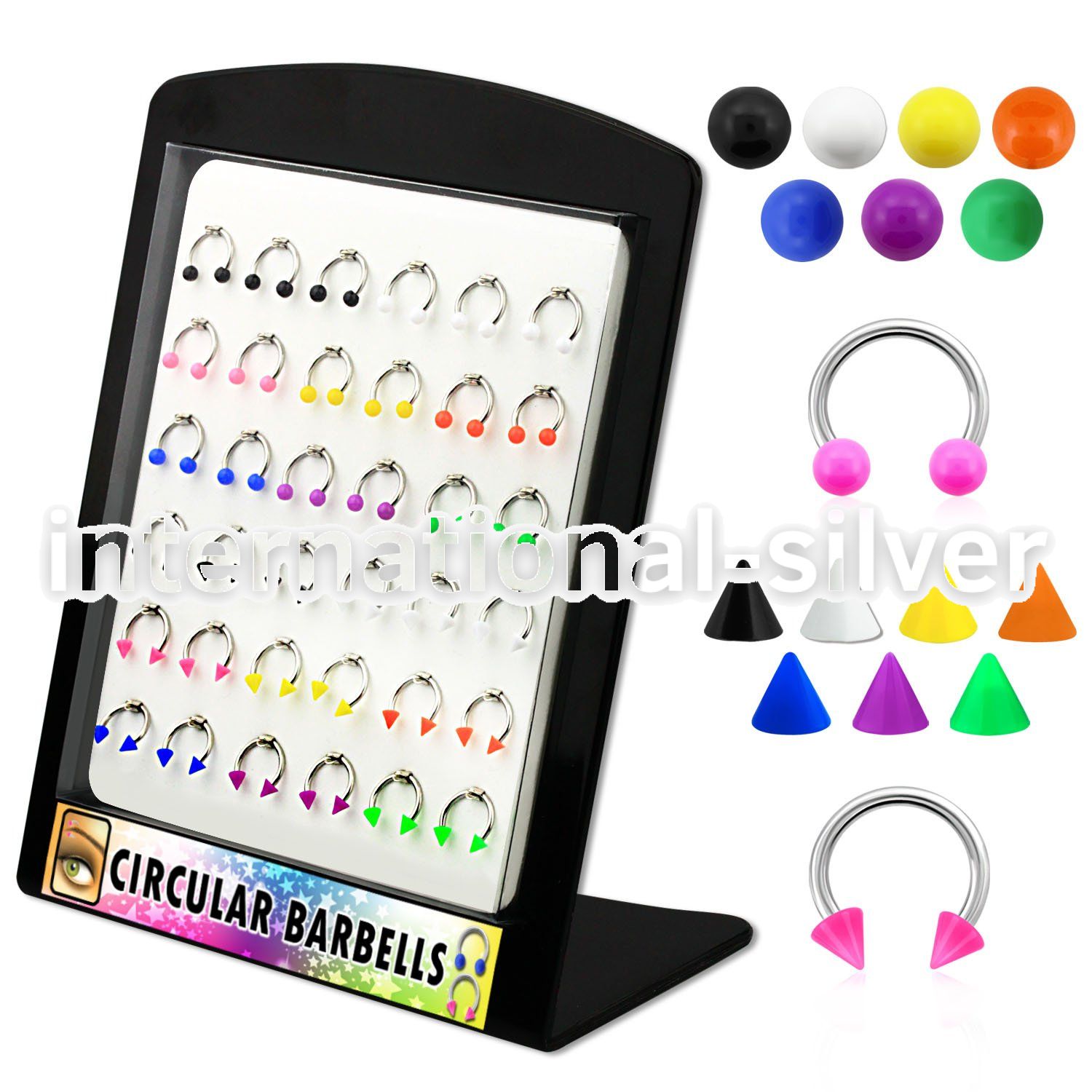 brbjmx2 horseshoes surgical steel 316l with acrylic parts belly button