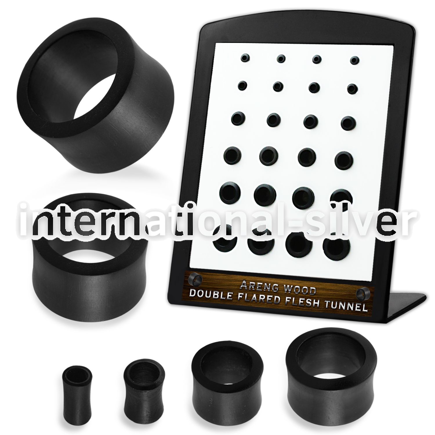 brdpwk tunnels gauges organic body jewelry ear lobe