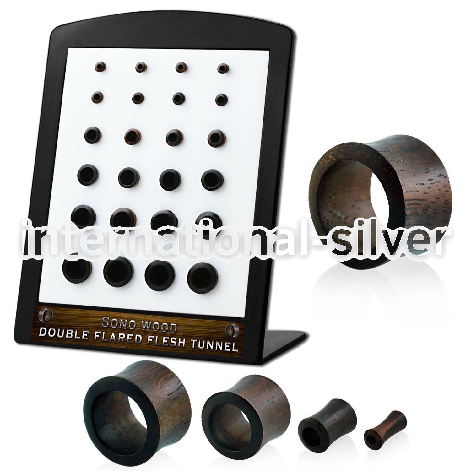 brdpwn tunnels gauges organic body jewelry ear lobe