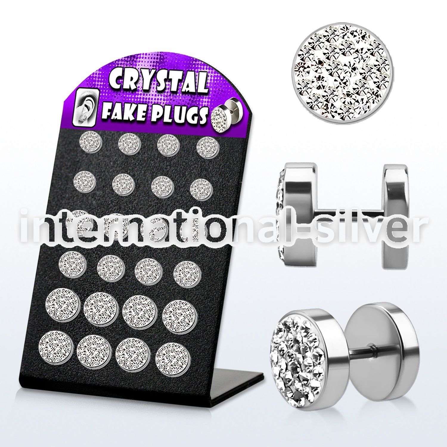 bripf5 cheaters  illusion plugs and tapers surgical steel 316l belly button
