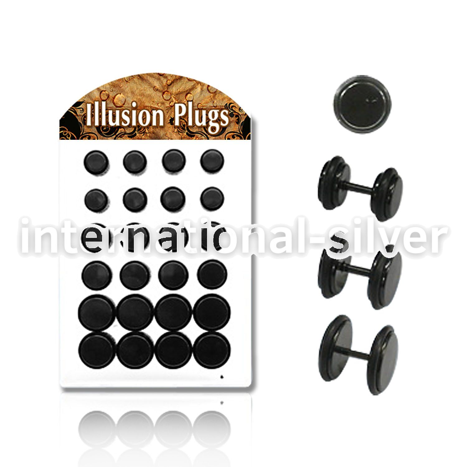 bripkr cheaters  illusion plugs and tapers anodized surgical steel 316l belly button