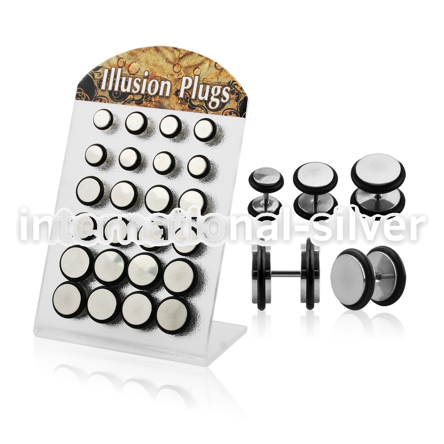 bripr cheaters  illusion plugs and tapers surgical steel 316l belly button