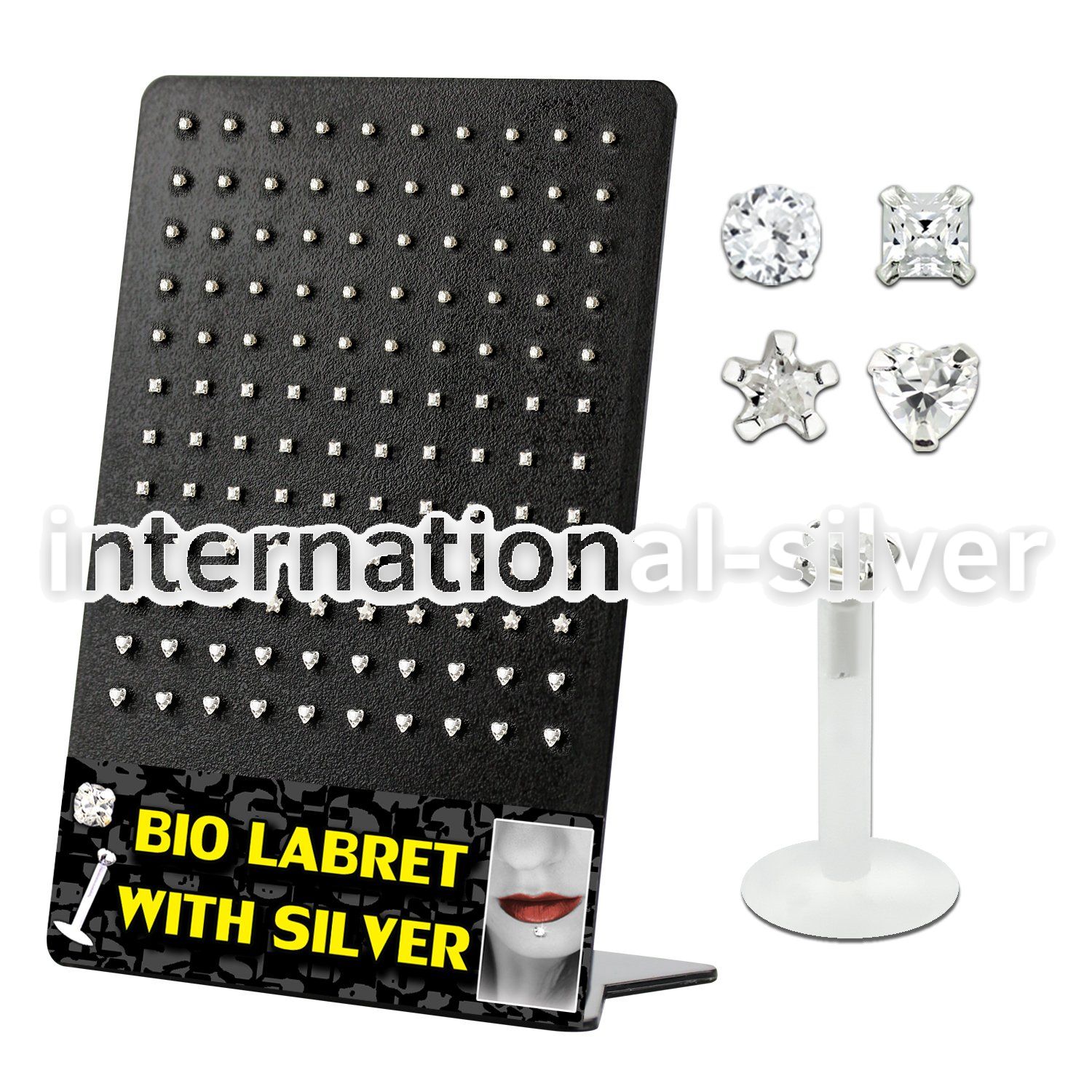 brlbi12 labrets lip rings bioflex ptfe labrets chin