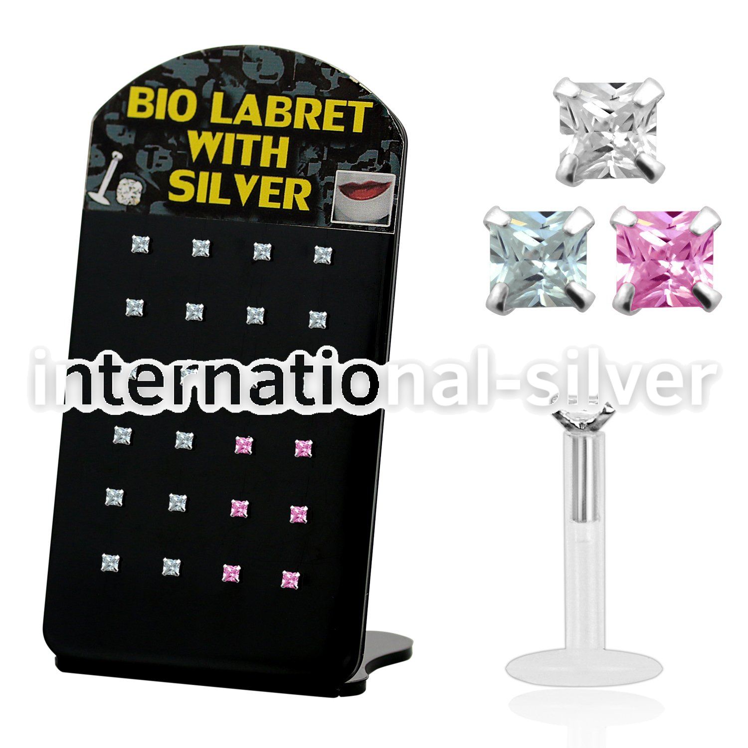 brlbi13 labrets lip rings bioflex ptfe labrets chin