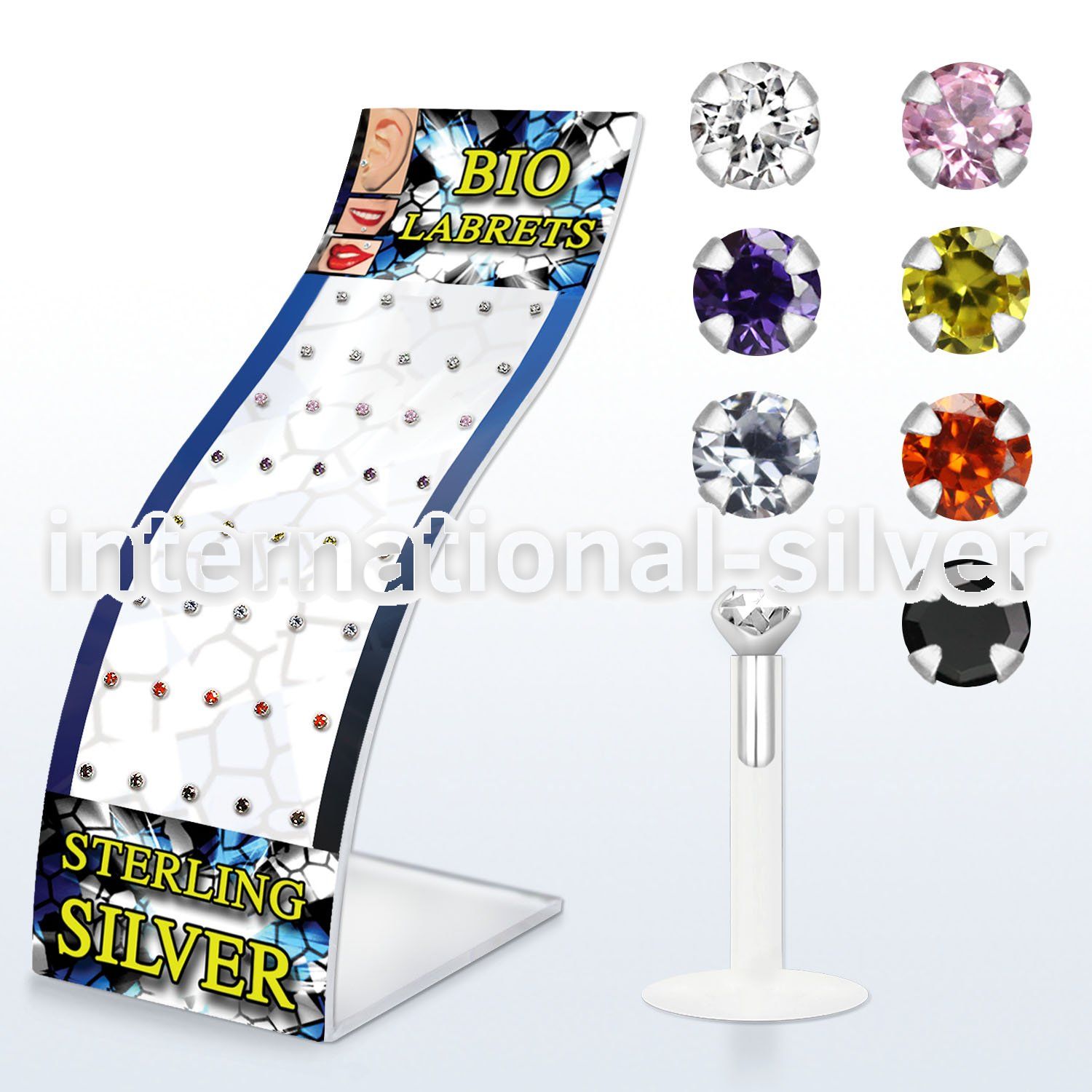 brlbi35 labrets lip rings bioflex ptfe labrets chin