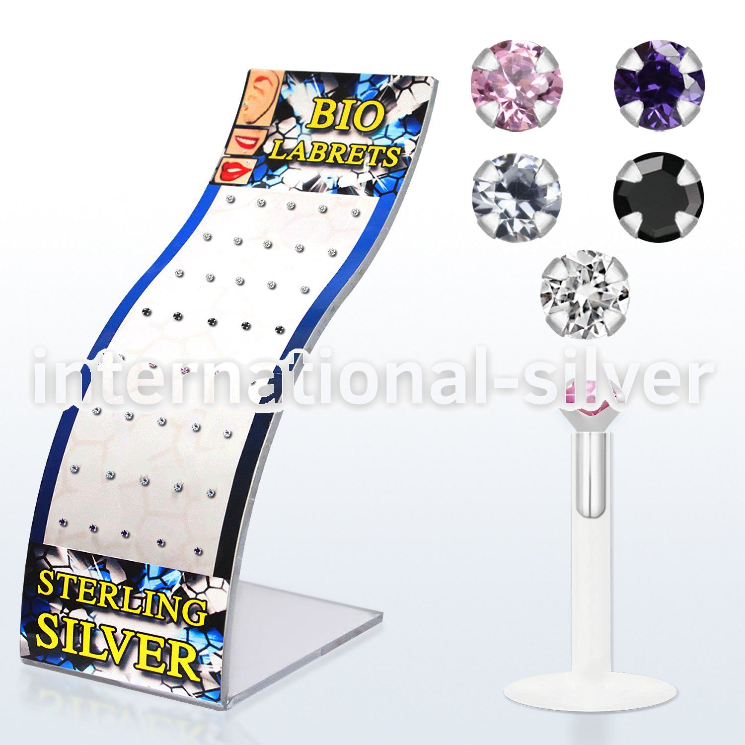 brlbi36 labrets lip rings bioflex ptfe labrets chin