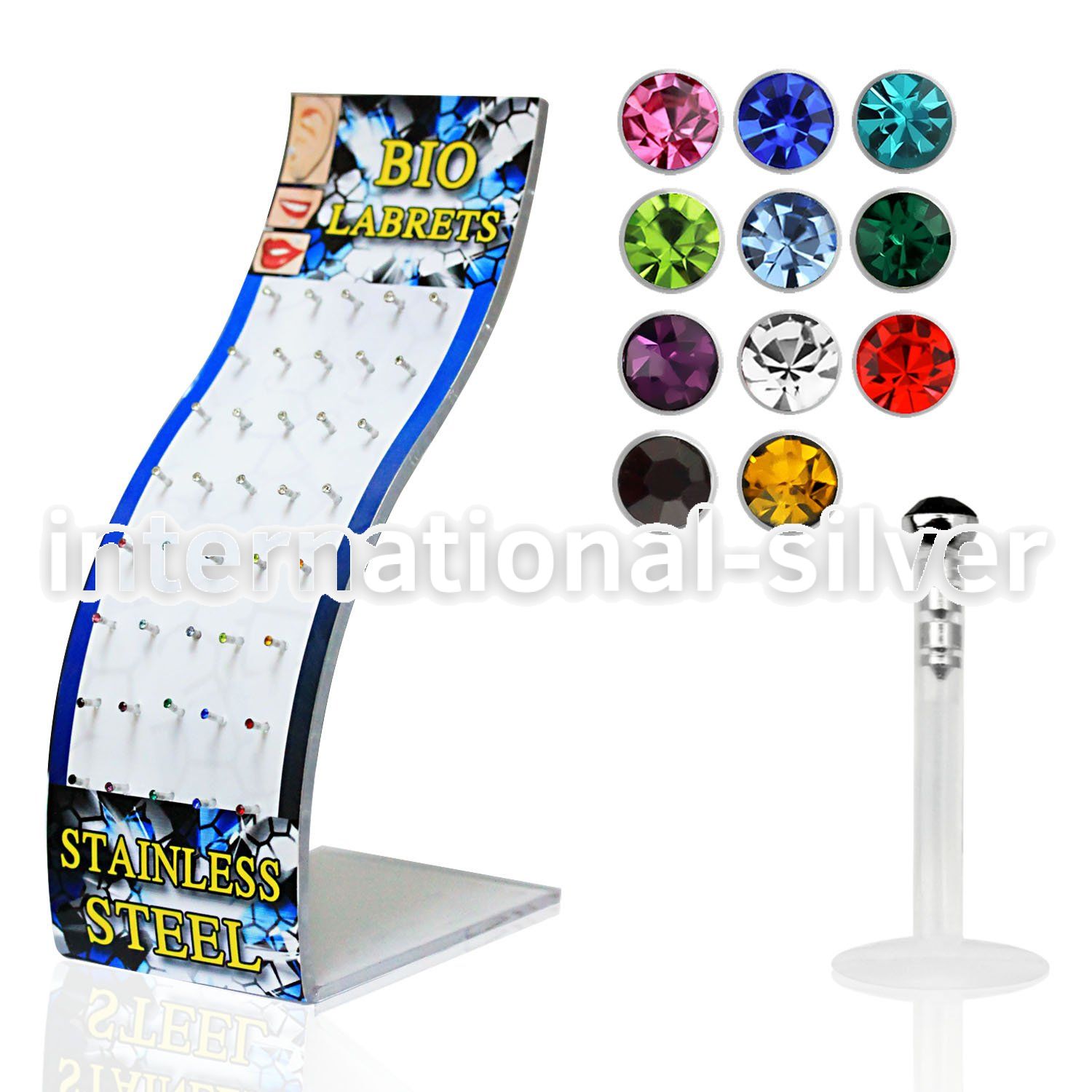 brlbij labrets lip rings bioflex ptfe labrets chin