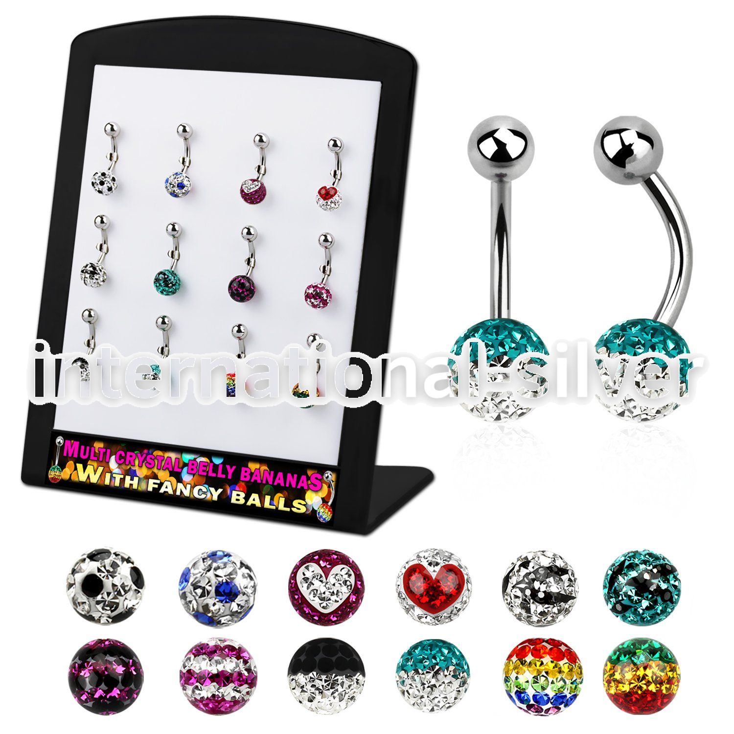 brmix28 belly rings surgical steel 316l belly button