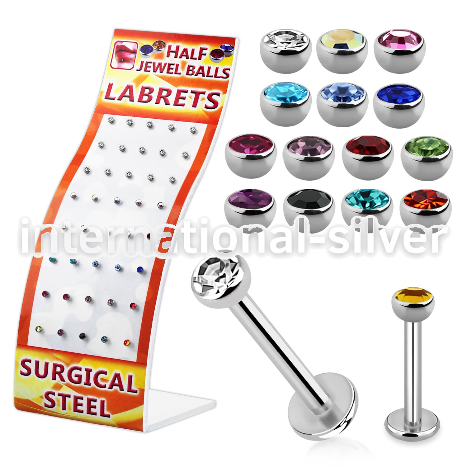 brmlb15 labrets lip rings surgical steel 316l labrets chin