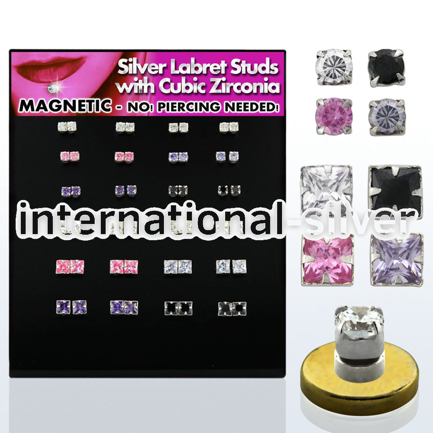 brmlzm labrets lip rings silver 925 labrets chin