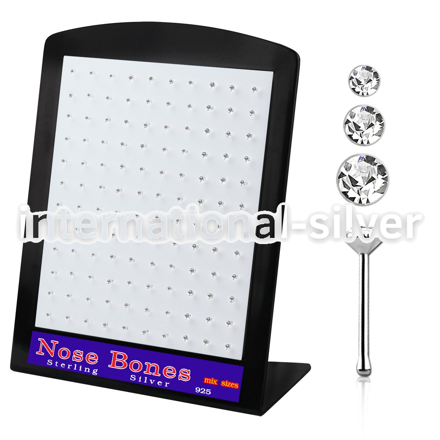 brnbmc nose bone silver 925 nose