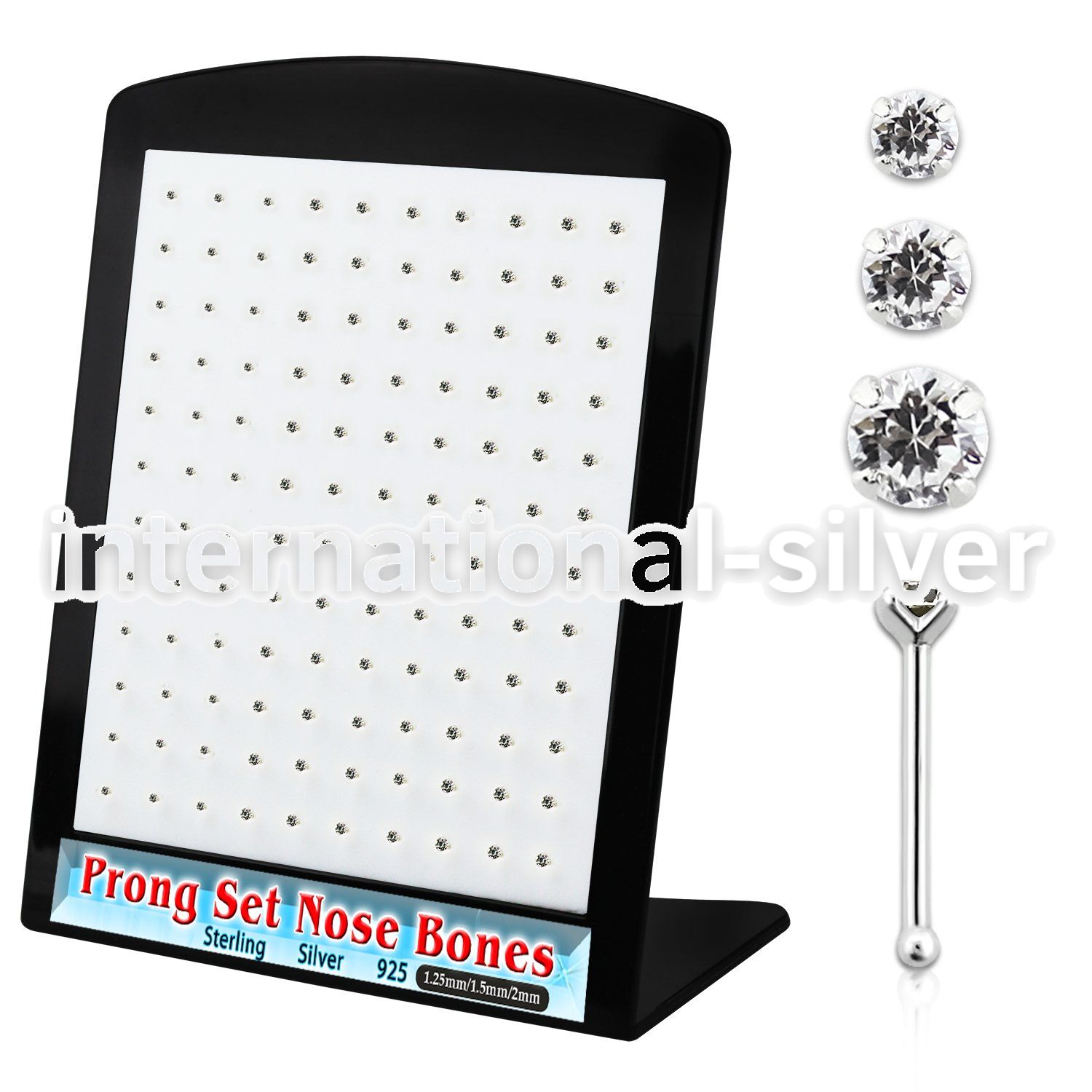 brnbpmc7 nose bone silver 925 nose