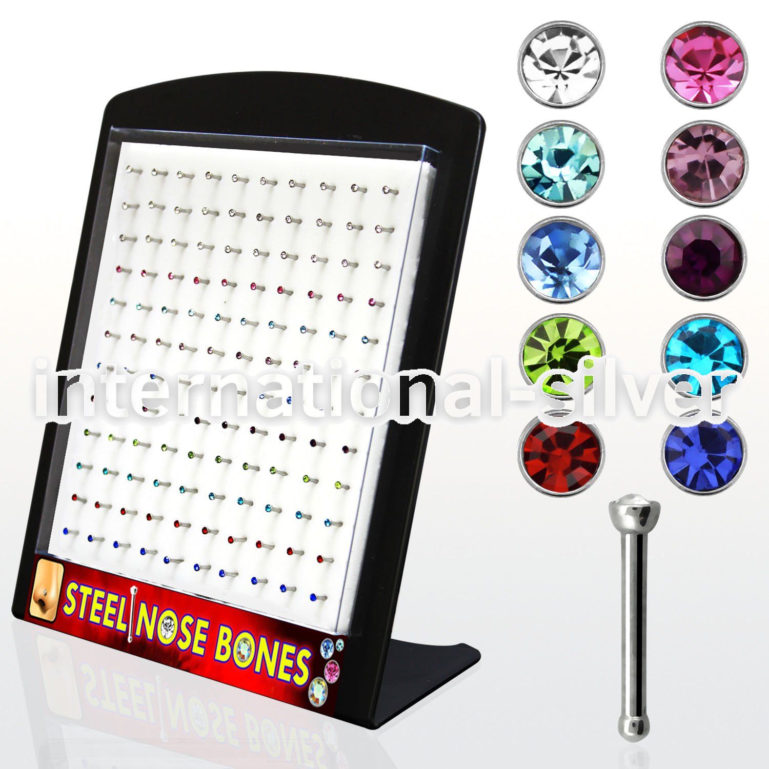 brnbsm2 nose bone surgical steel 316l nose