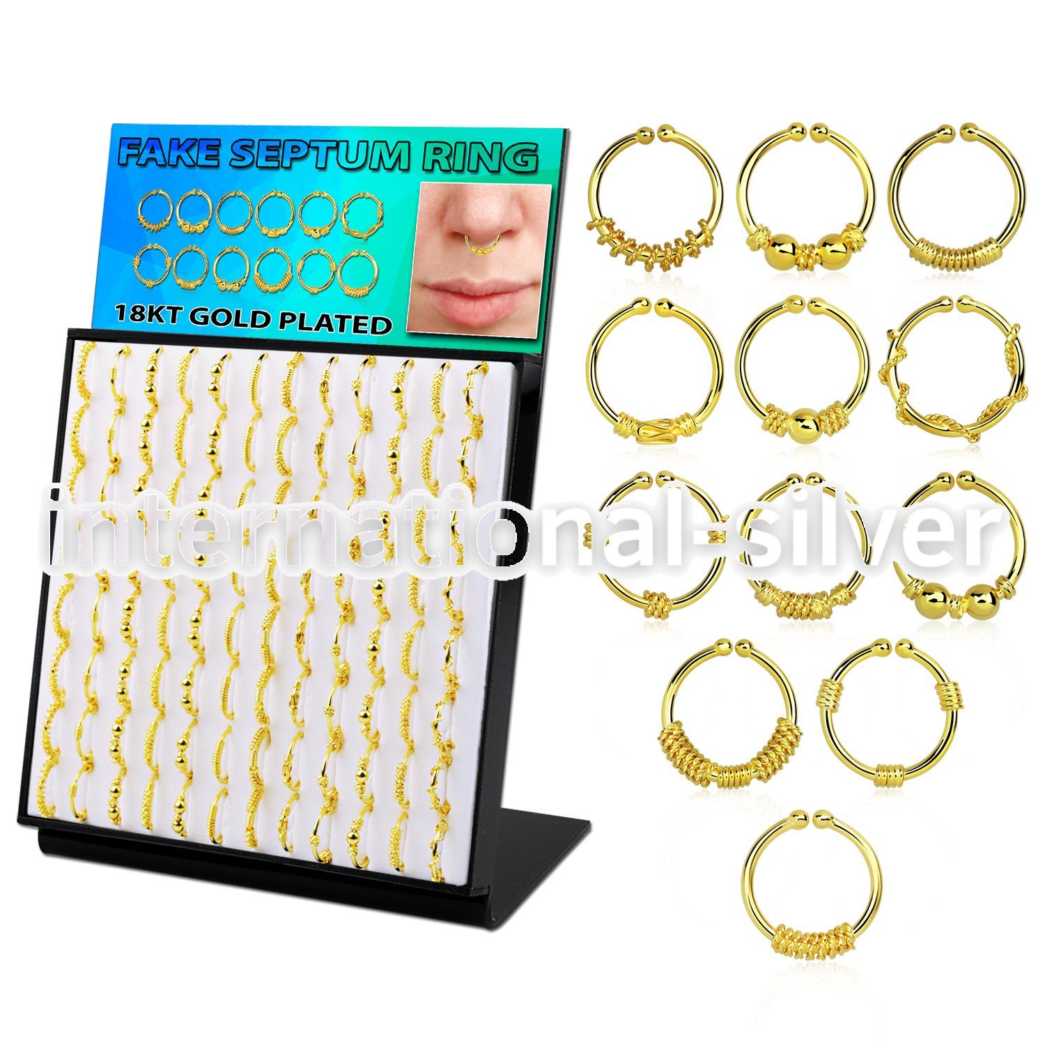 brnhmx19 fake illusion body jewelry silver 925 septum