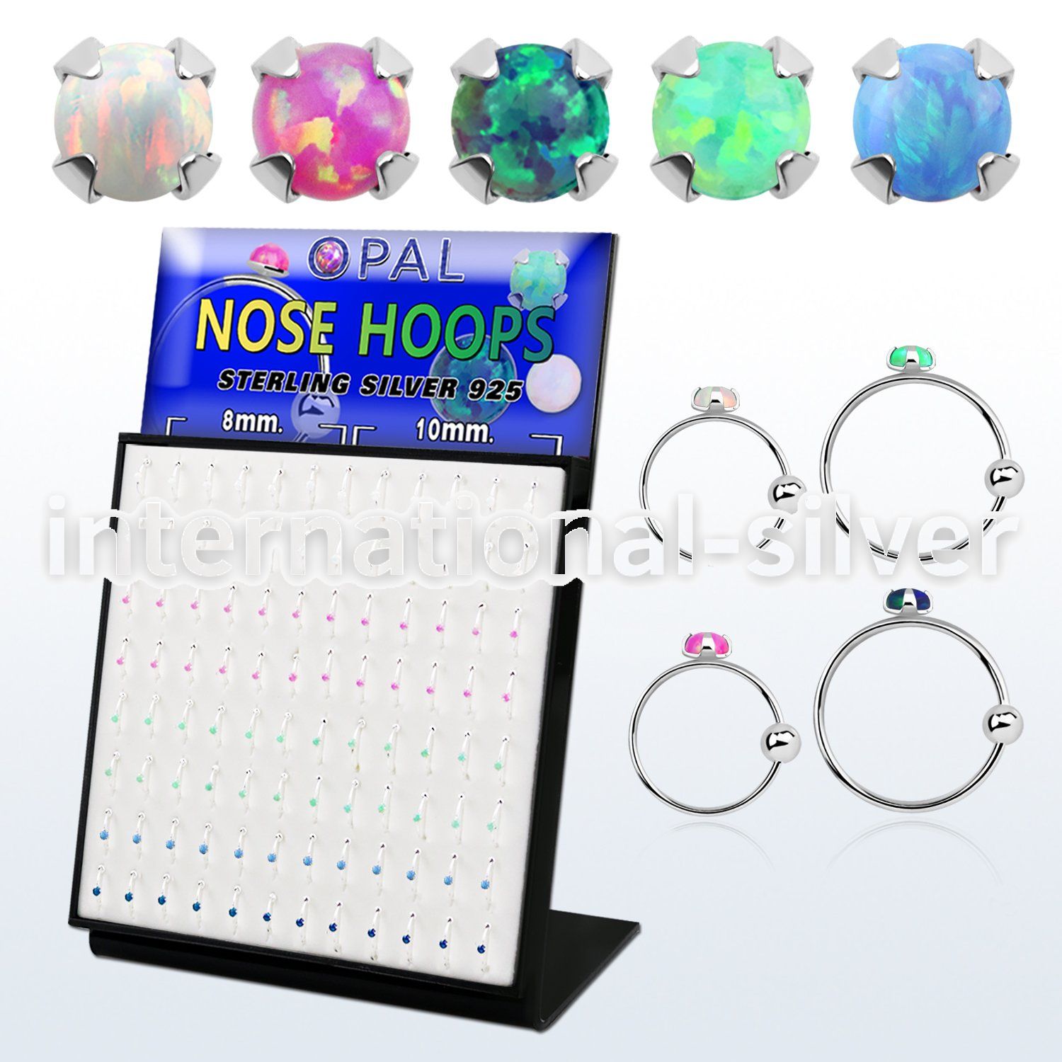 brnhmx23 nose hoop silver 925 nose