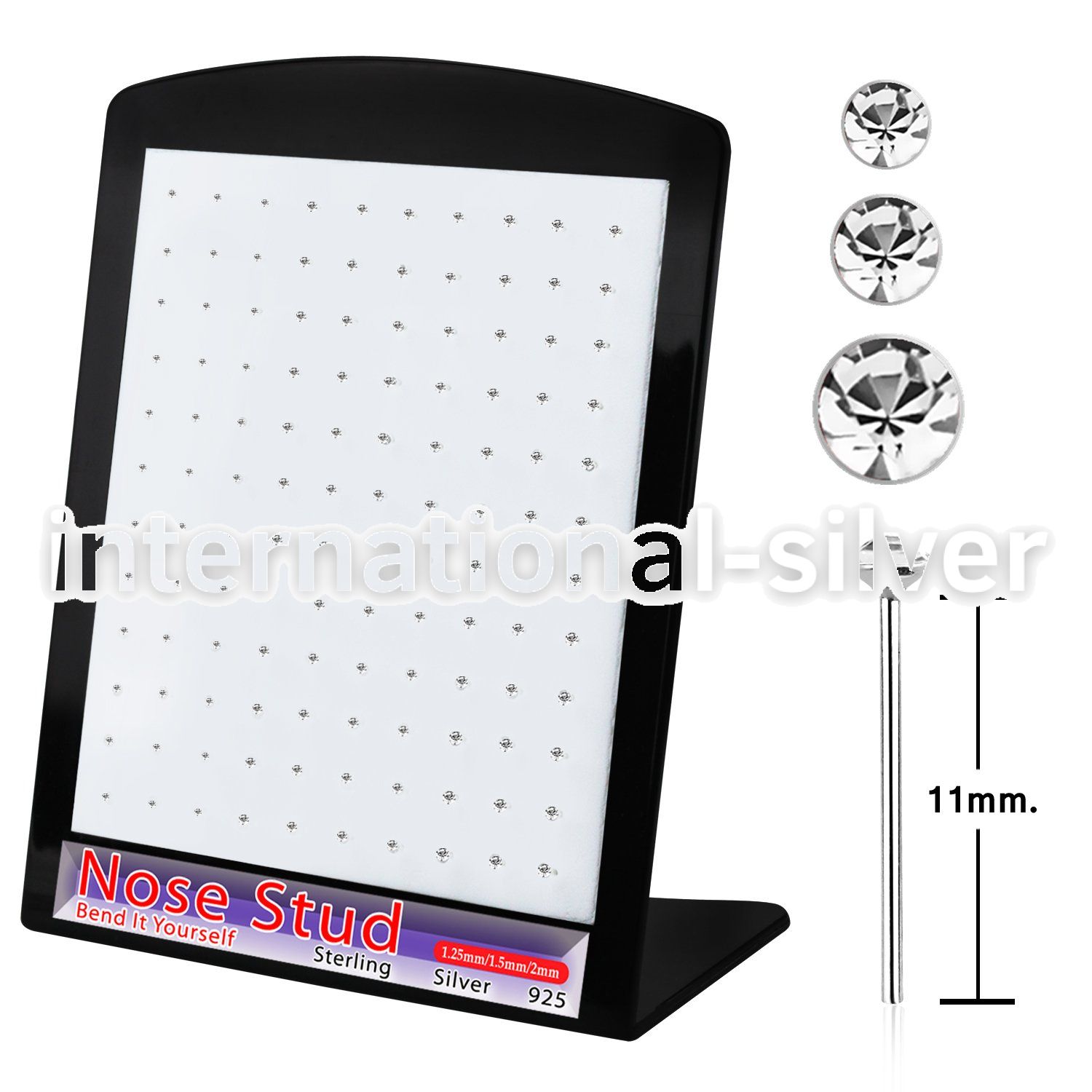 brnymc7 bend it to fit nose studs silver 925 nose