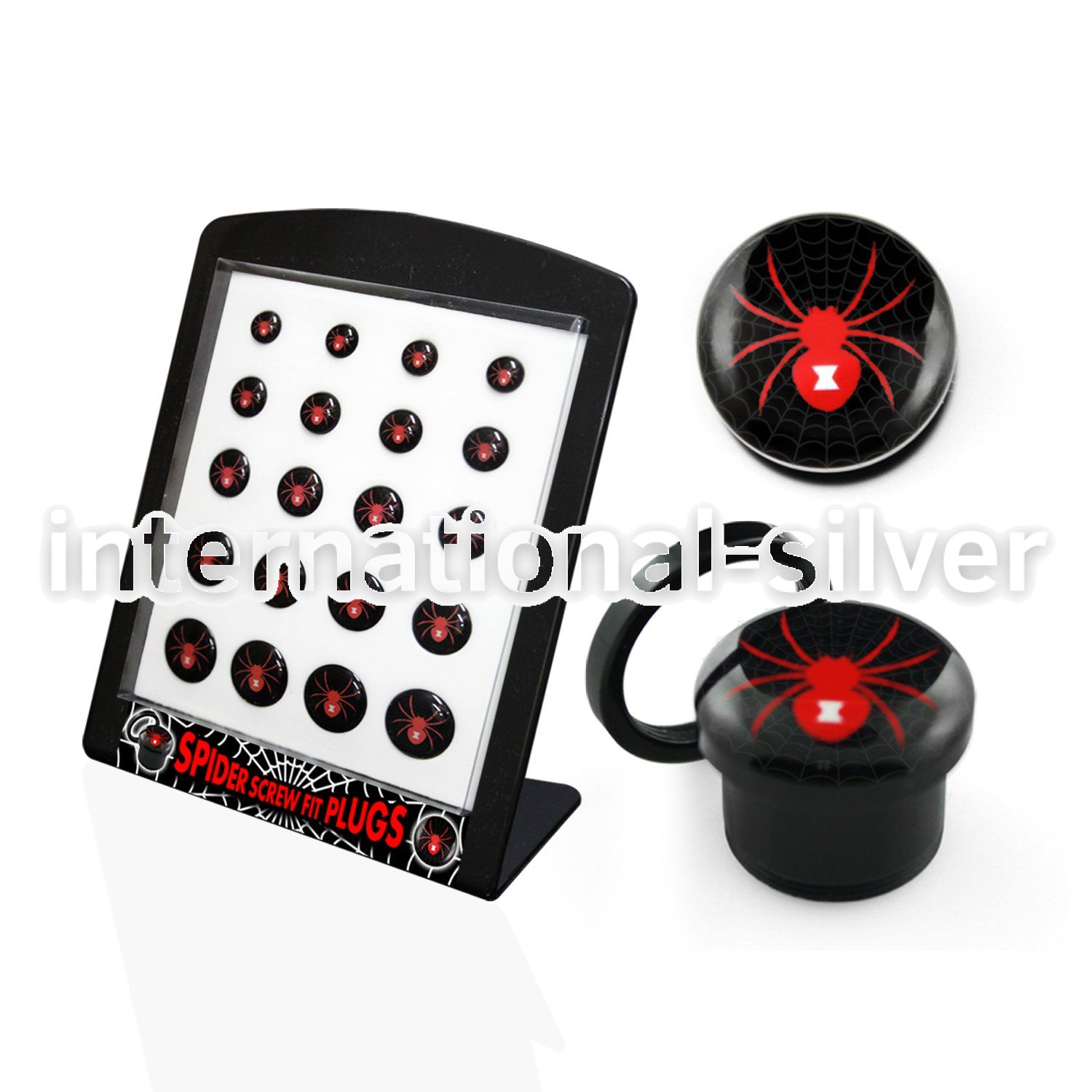 brpg139 plugs gauges acrylic body jewelry ear lobe